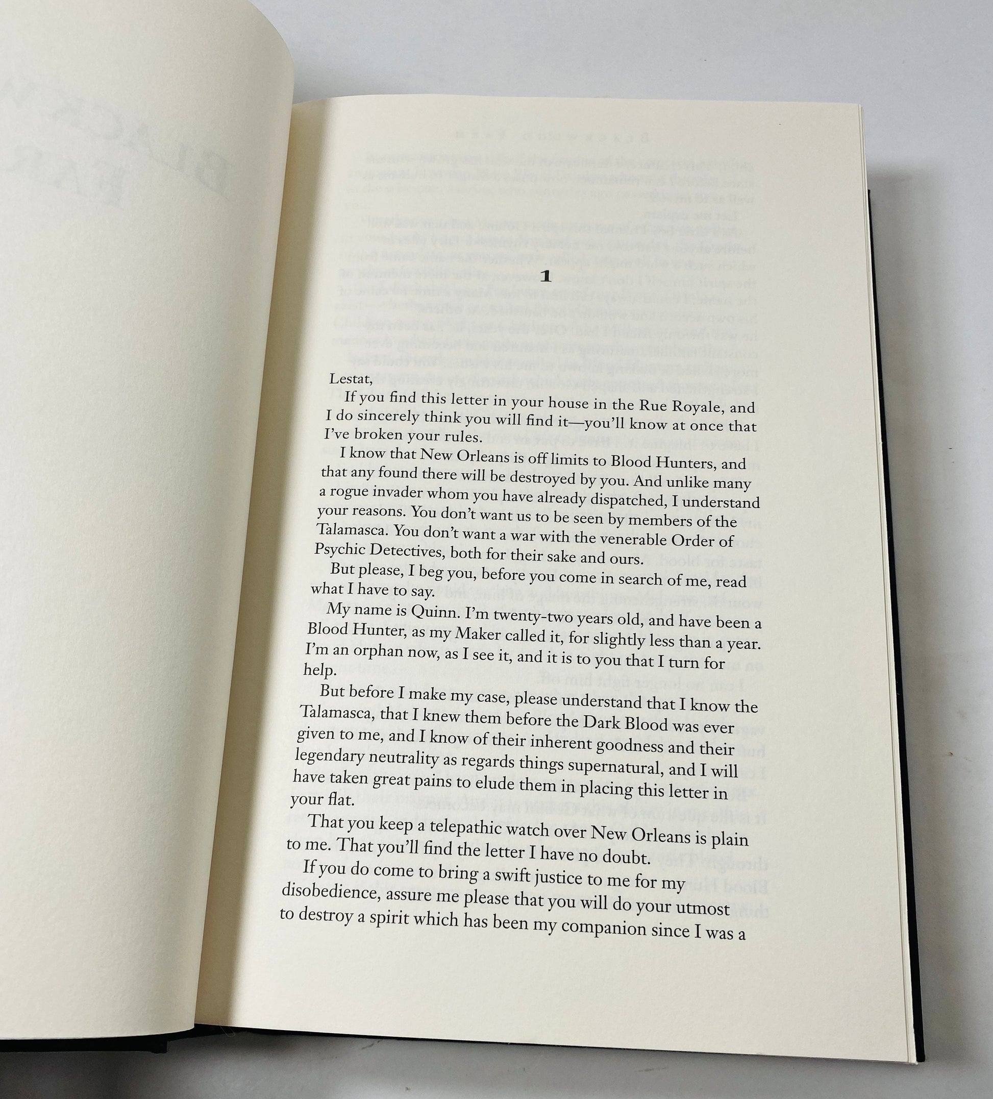 Blackwood Farm by Anne Rice vintage book circa 2002 FIRST EDITION Mayfair Witches trilogy Vampire Collectible gift.