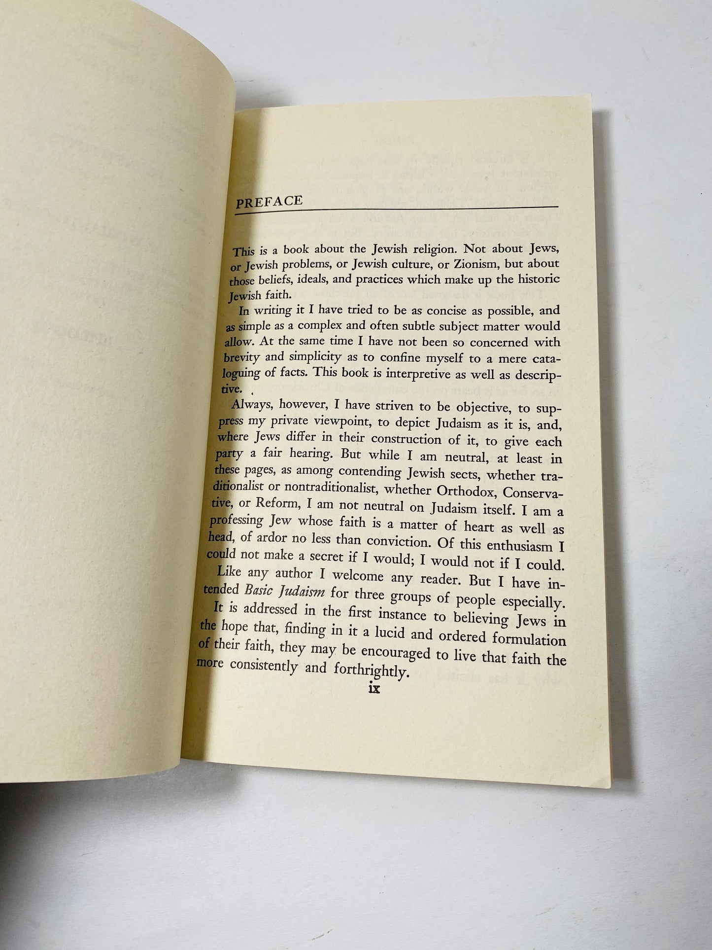Judaism vintage paperback book circa 1975 Jewish introduction gift Guide to torah understanding anti-antisemitism. Chanukah gift