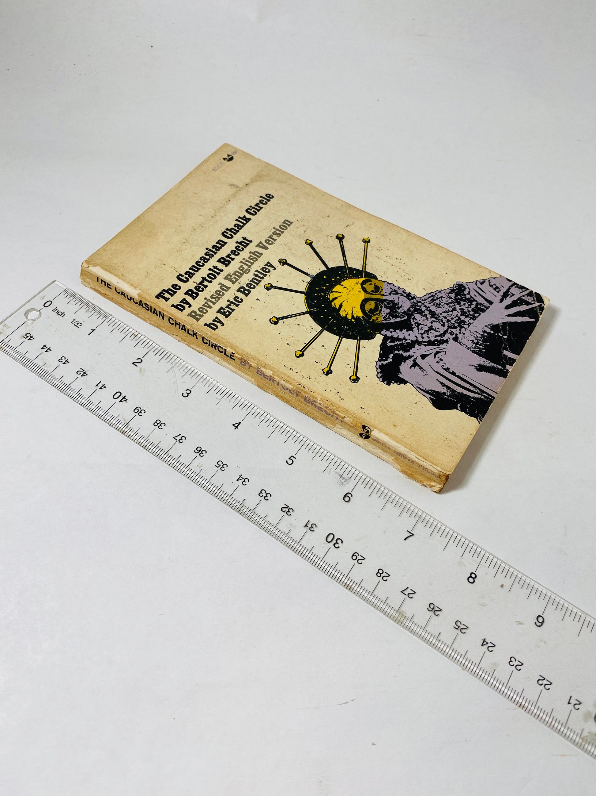 1966 Caucasian Chalk Circle by Bertolt Brecht vintage paperback book Play about a peasant girl who rescues a baby and becoming a mother