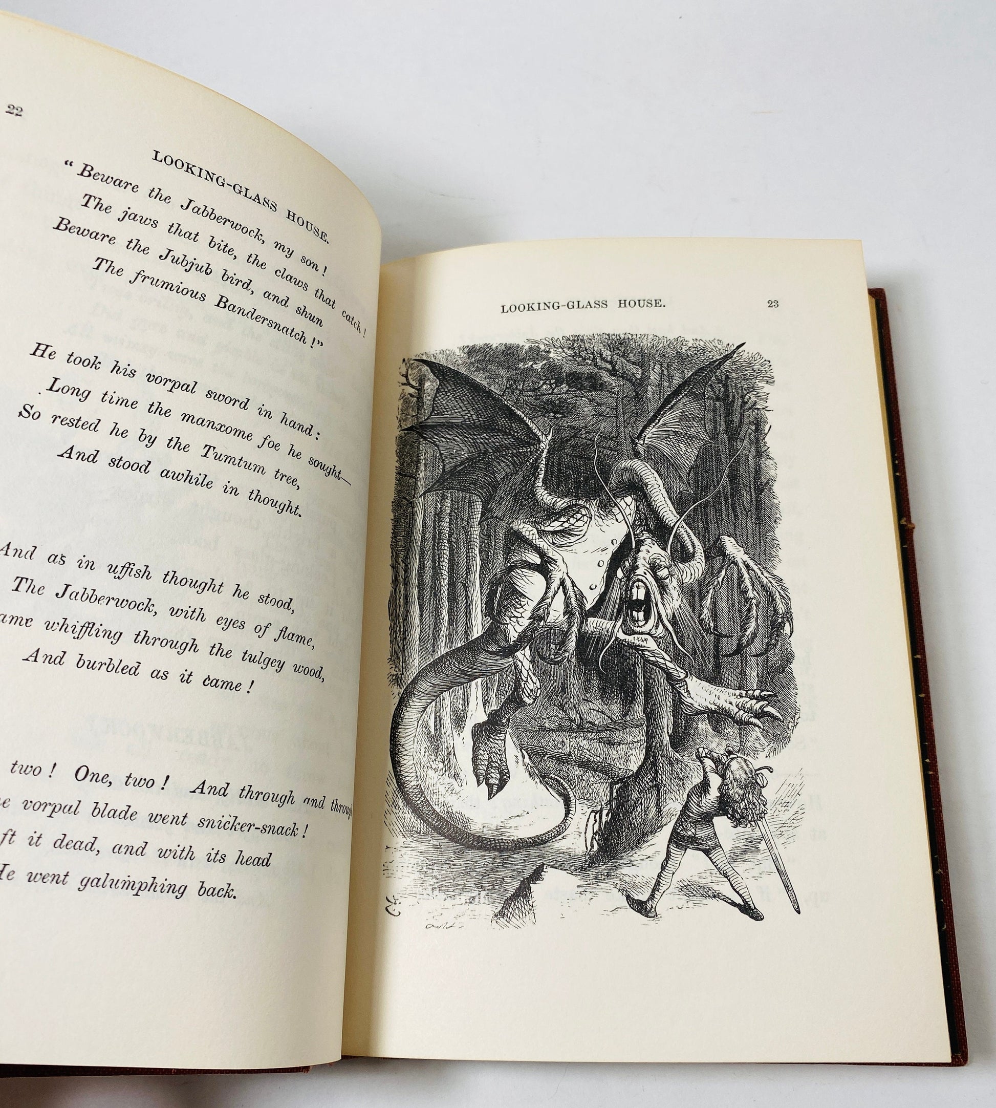 1930 Through the Looking-Glass and What Alice Found There by Lewis Carroll illustrated by John Tenniel London Macmillan