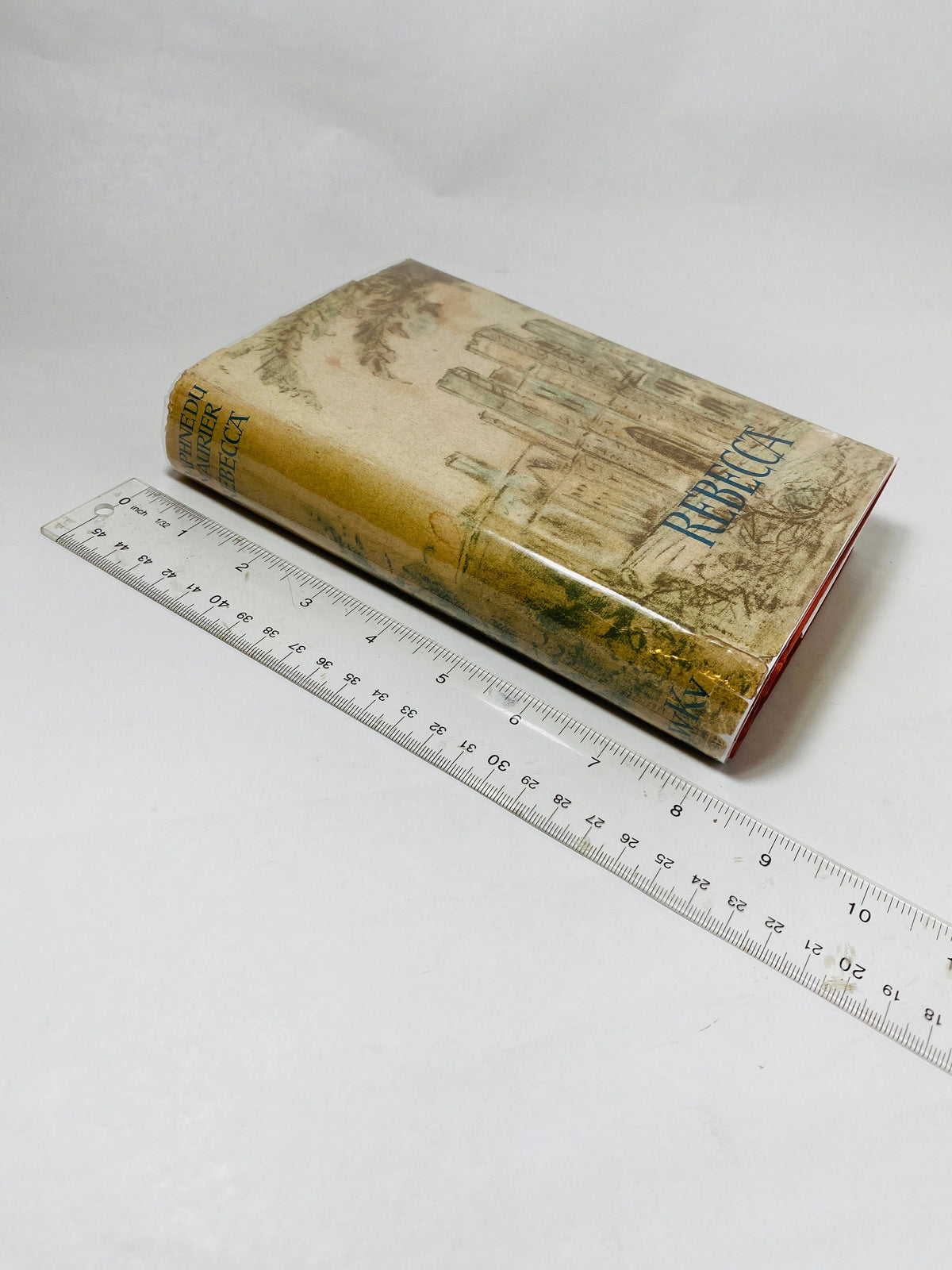 Gothic novel Rebecca vintage German book circa 1950 by Daphne du Maurier German printing evil dead wife of new husband lingers old mansion