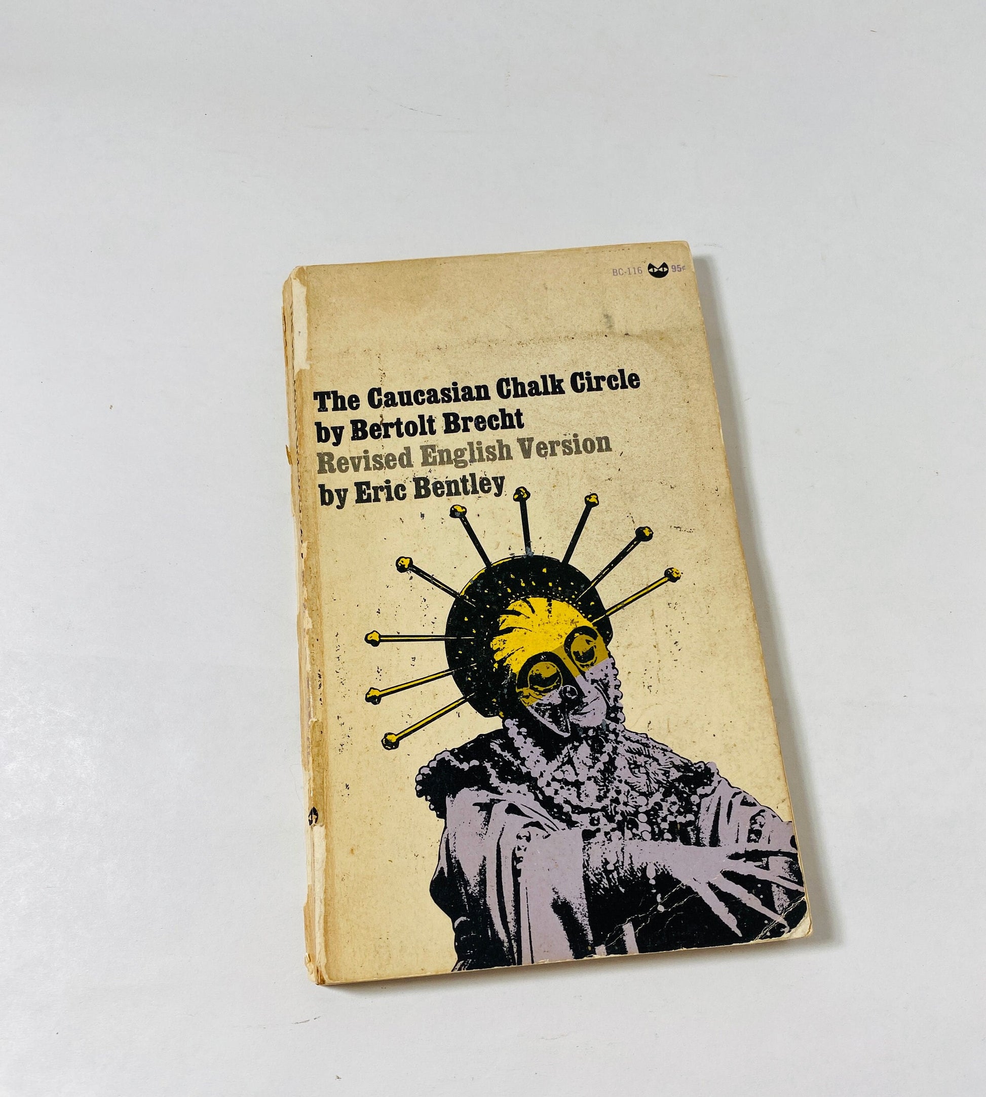 1966 Caucasian Chalk Circle by Bertolt Brecht vintage paperback book Play about a peasant girl who rescues a baby and becoming a mother