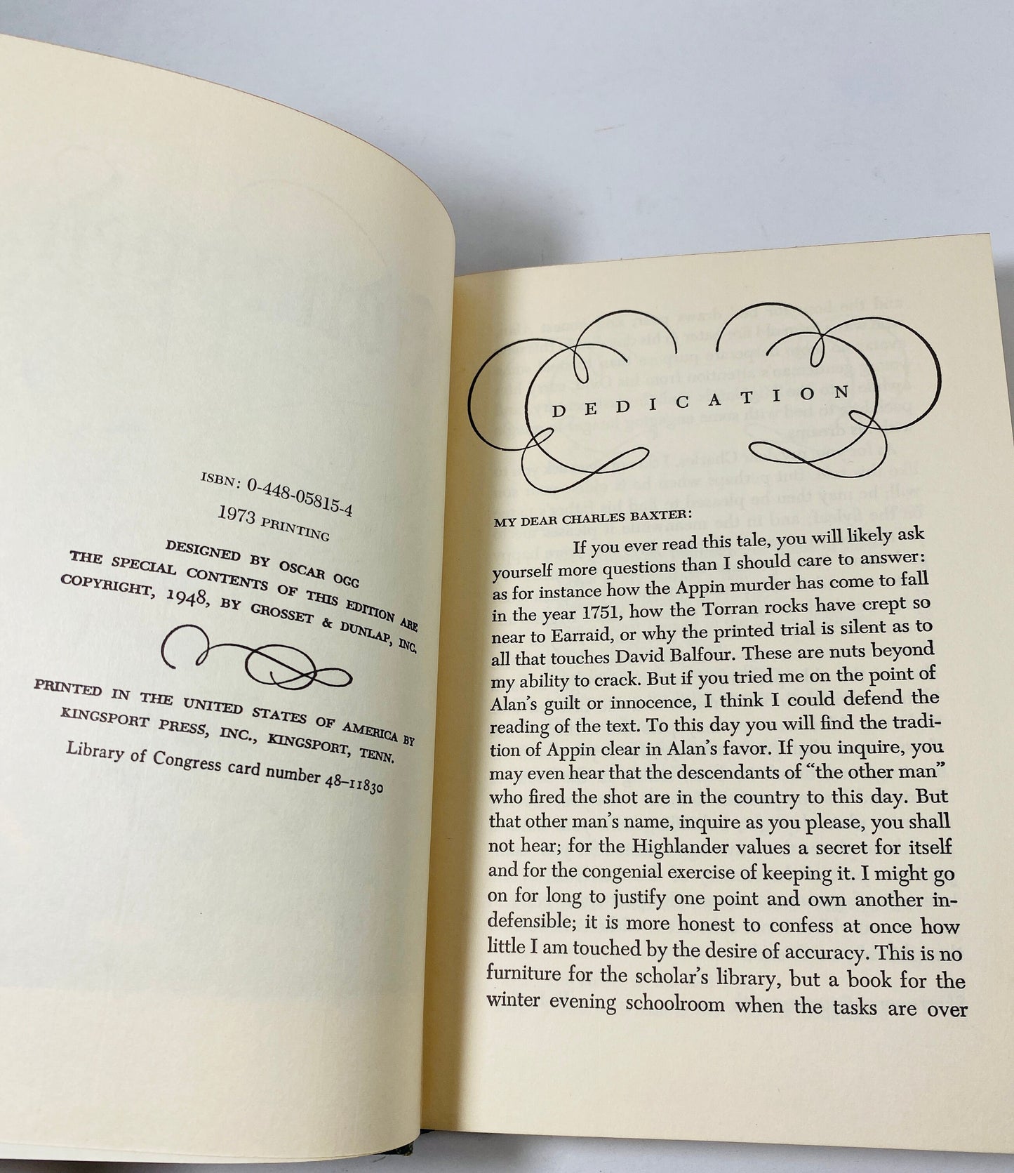 1947 Kidnapped Robert Louis Stevenson Vintage Illustrated Junior Library book by author of Treasure Island Norman Price Children's adventure