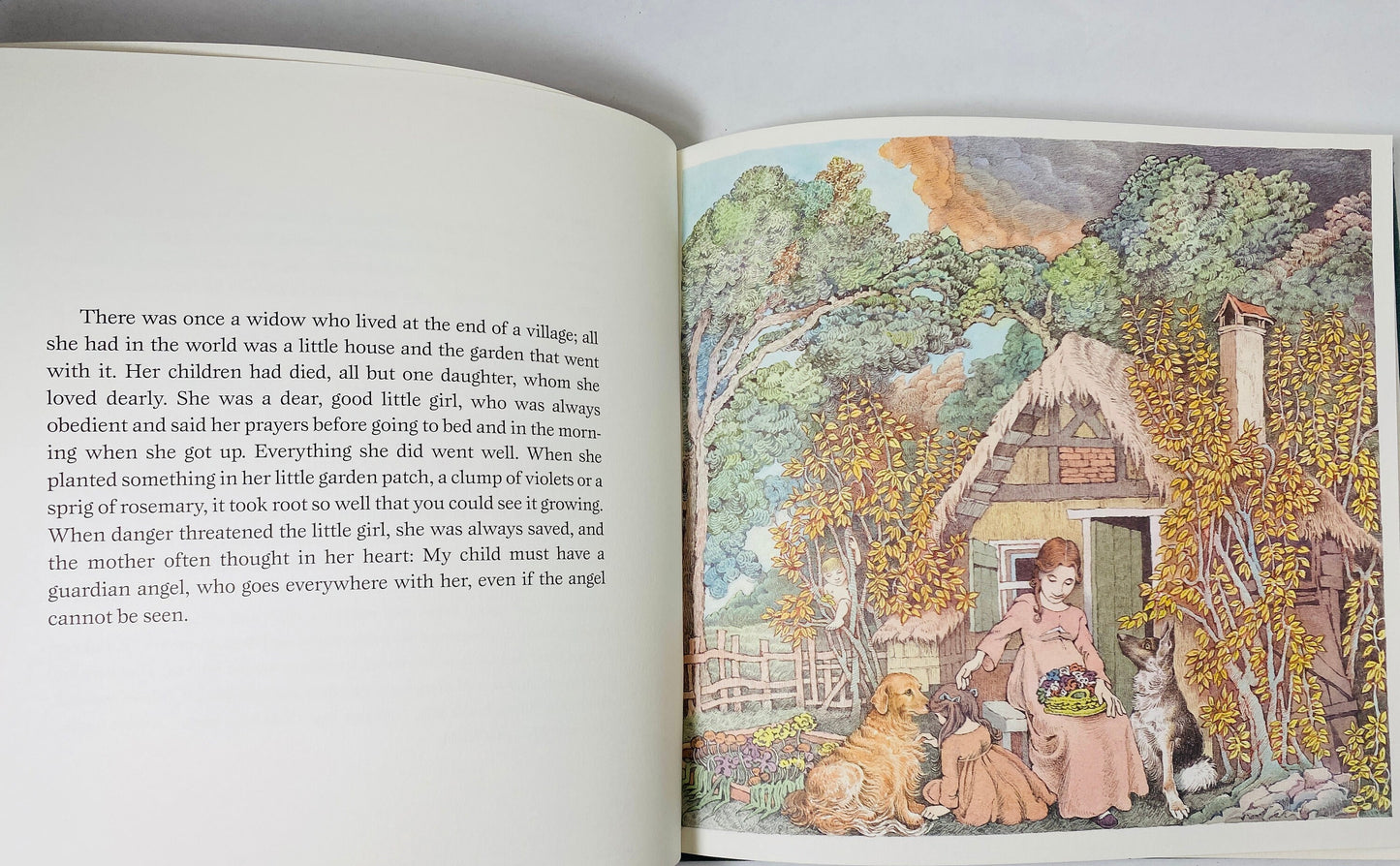 Dear Mili by Maurice Sendak FIRST EDITION vintage book circa 1988 about a mother who sends her daughter into the forest to save her from war