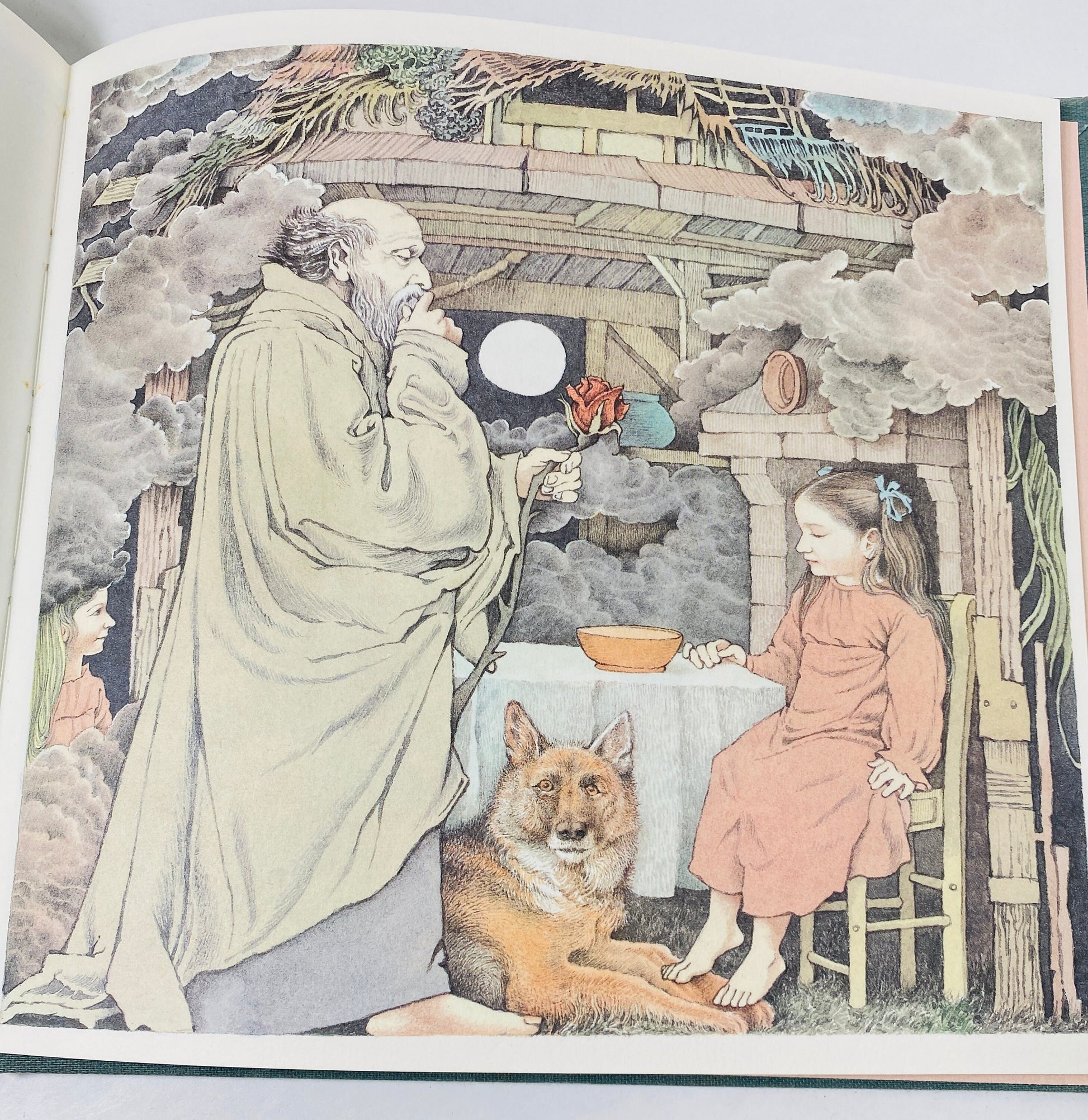 Dear Mili by Maurice Sendak FIRST EDITION vintage book circa 1988 about a mother who sends her daughter into the forest to save her from war