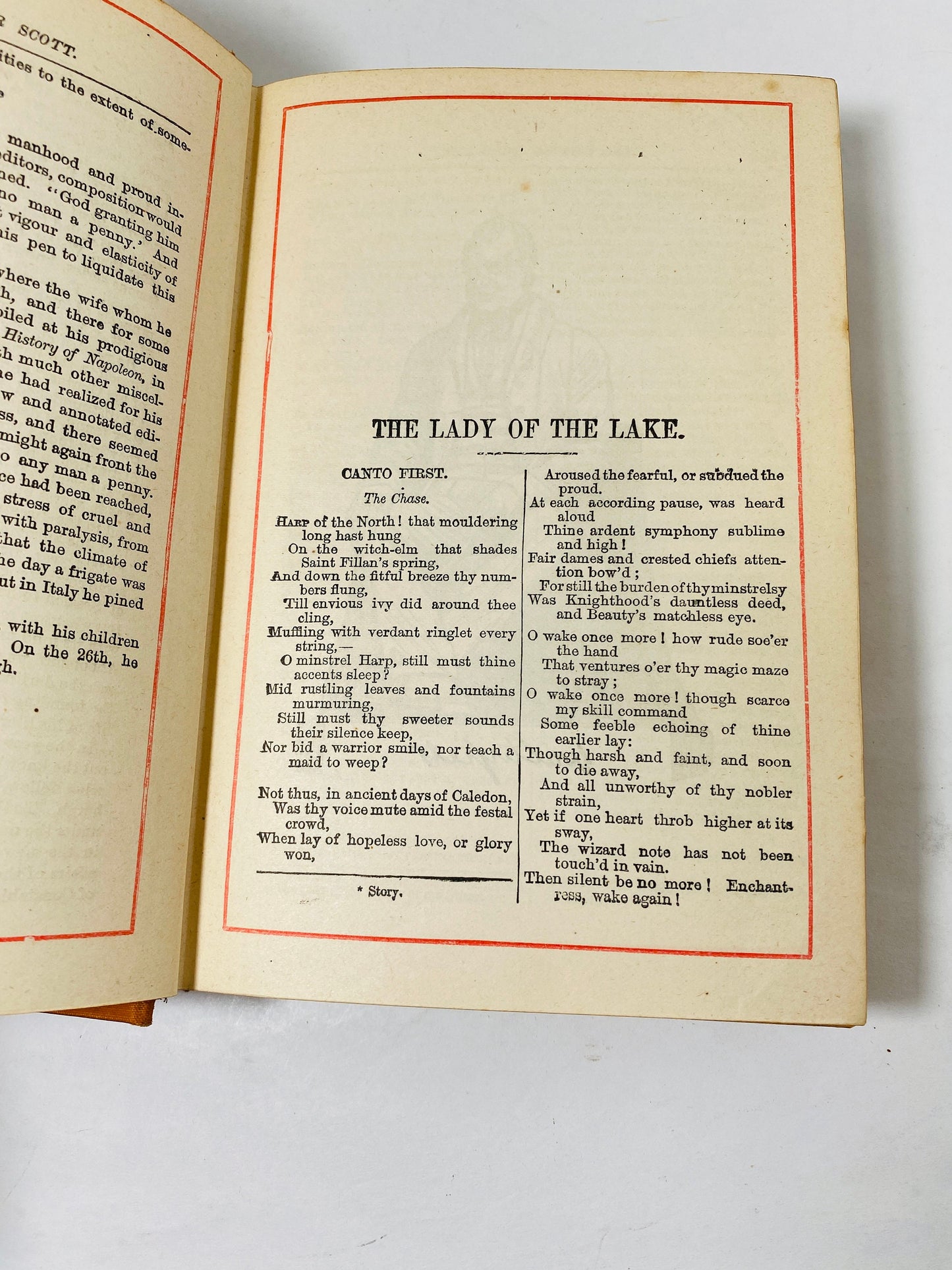 Poetical Works of Sir Walter Scott Vintage book circa 1883 141 years old! Marmion, Lady of the Lake, Lay of Last Minstrel