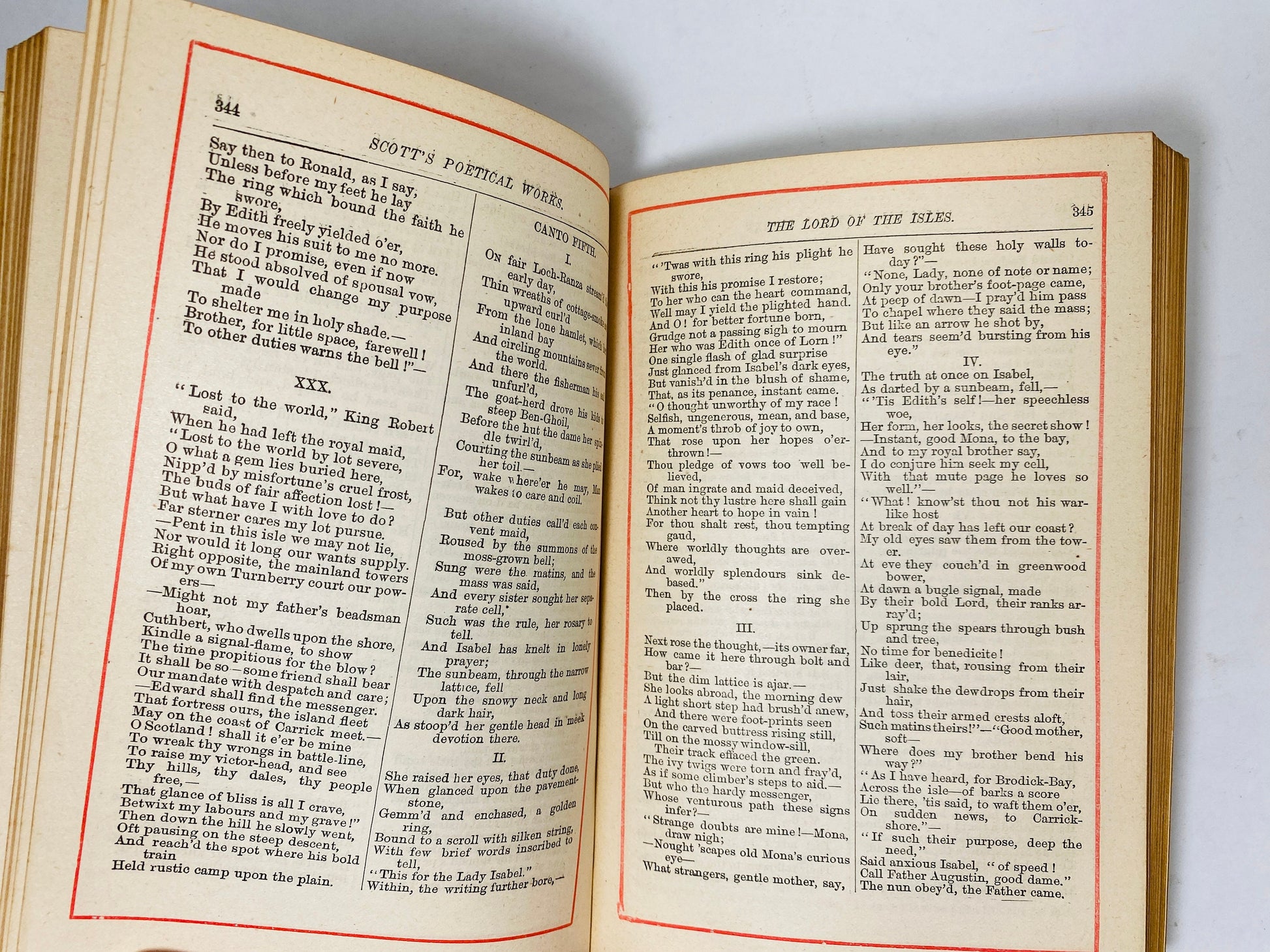 Poetical Works of Sir Walter Scott Vintage book circa 1883 141 years old! Marmion, Lady of the Lake, Lay of Last Minstrel