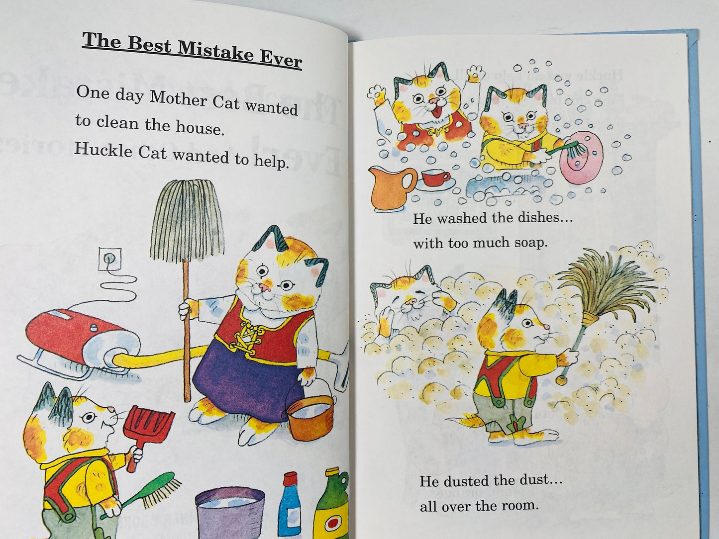 Richard Scarry Best Mistake Ever vintage I Can Read book circa 1984 Children's nursery reading gift collectible