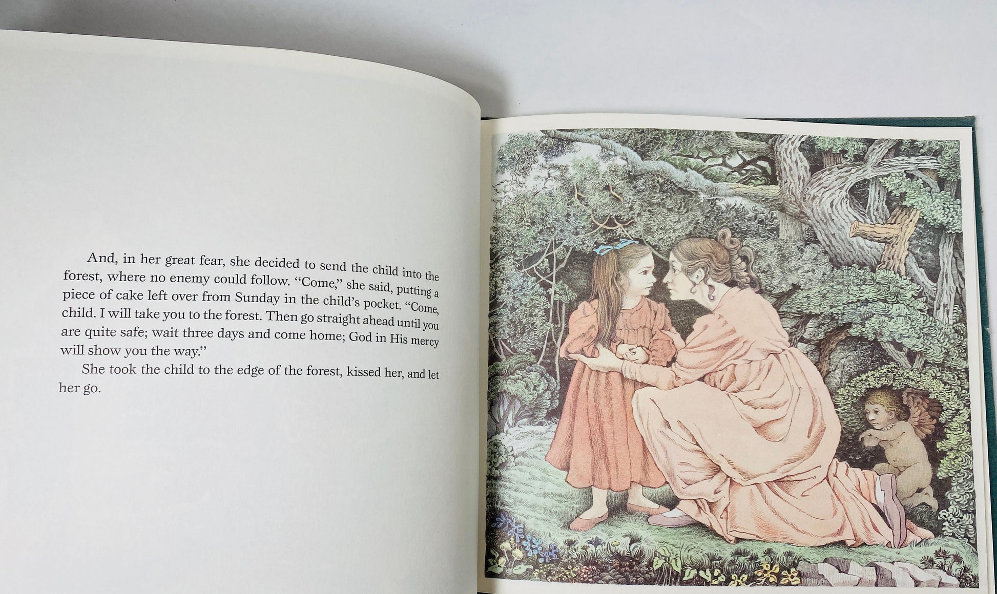 Dear Mili by Maurice Sendak FIRST EDITION vintage book circa 1988 about a mother who sends her daughter into the forest to save her from war