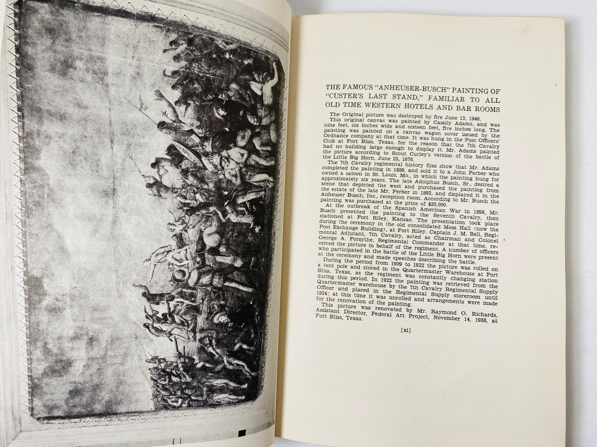 Story of the Little Big Horn Custer's Last Fight Vintage book by Colonel Graham circa 1952 includes maps photographs and illustrations