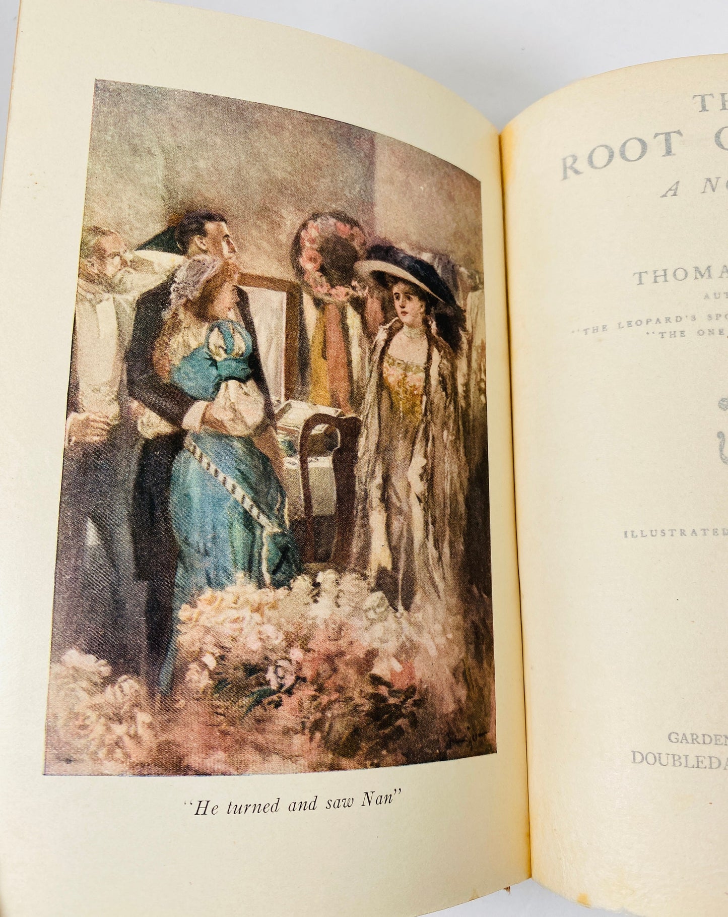 Root of Evil by Thomas Dixon vintage FIRST EDITION book circa 1911 about money power and greed and how it brought a man to untimely death