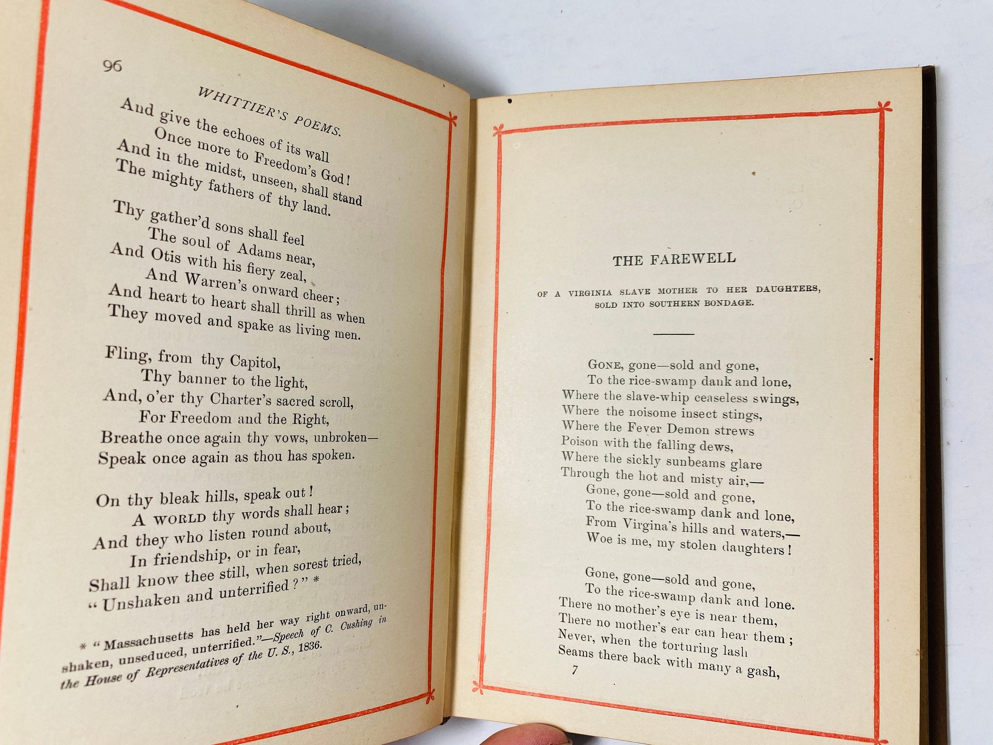 1888 vintage Whittier poetry book GORGEOUS bindings & gold embellishments Home decor staging antique collectible gift romance