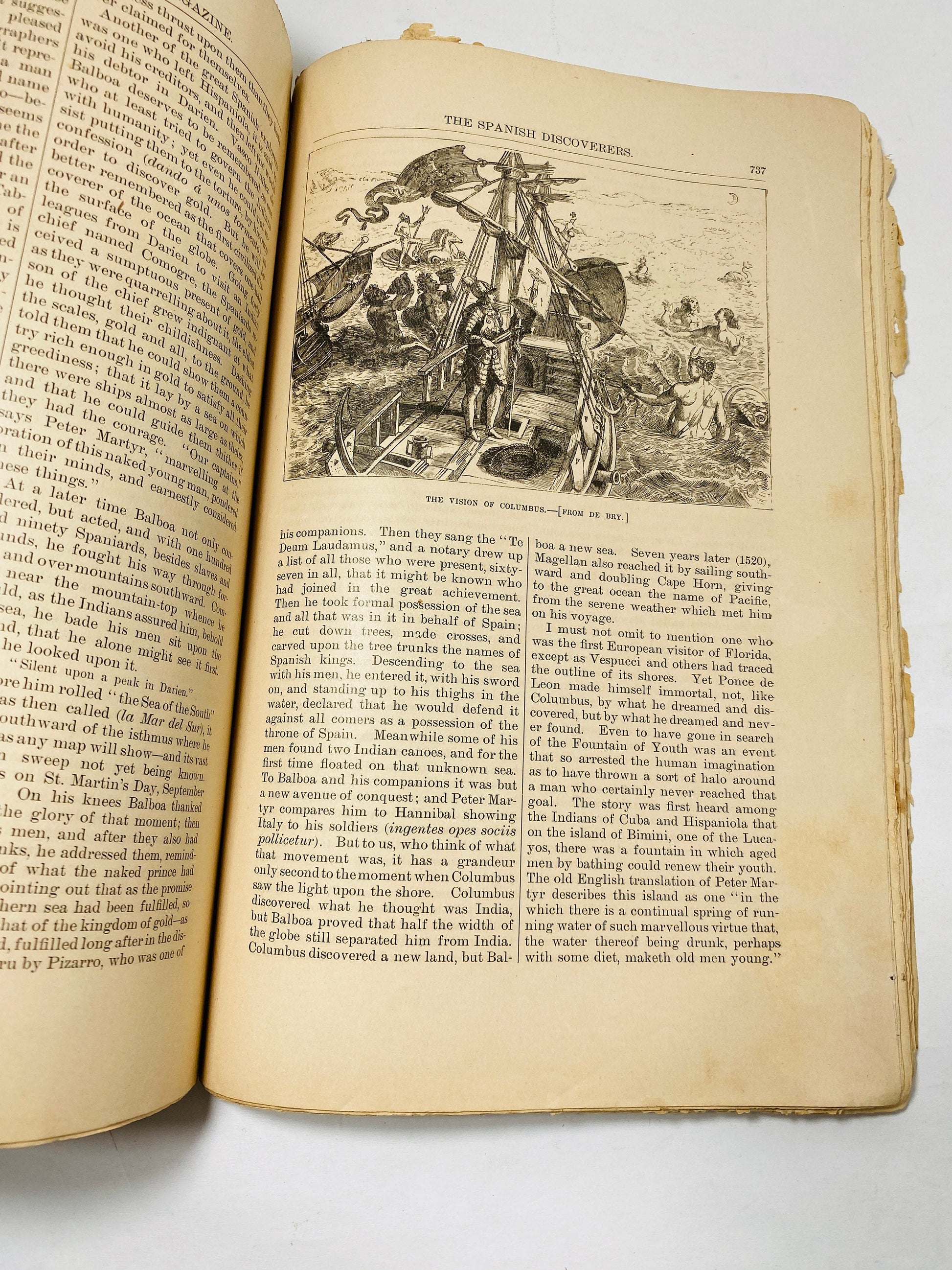 1882 Harper's New Monthly Magazine Antique vol 65 No 389 Post Civil War Invasion of Mexico, Chief Justice Marshall Political Intelligence