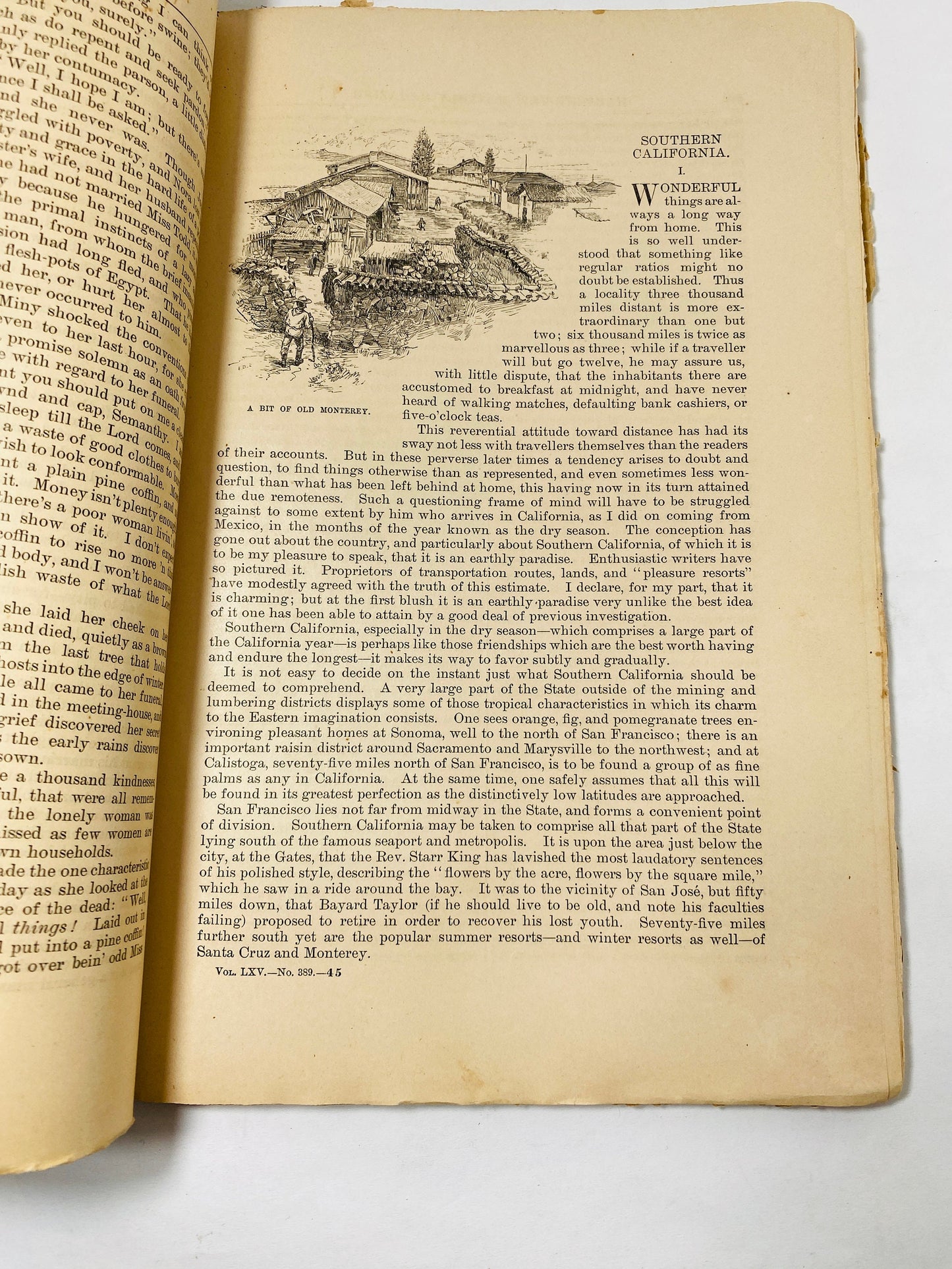 1882 Harper's New Monthly Magazine Antique vol 65 No 389 Post Civil War Invasion of Mexico, Chief Justice Marshall Political Intelligence