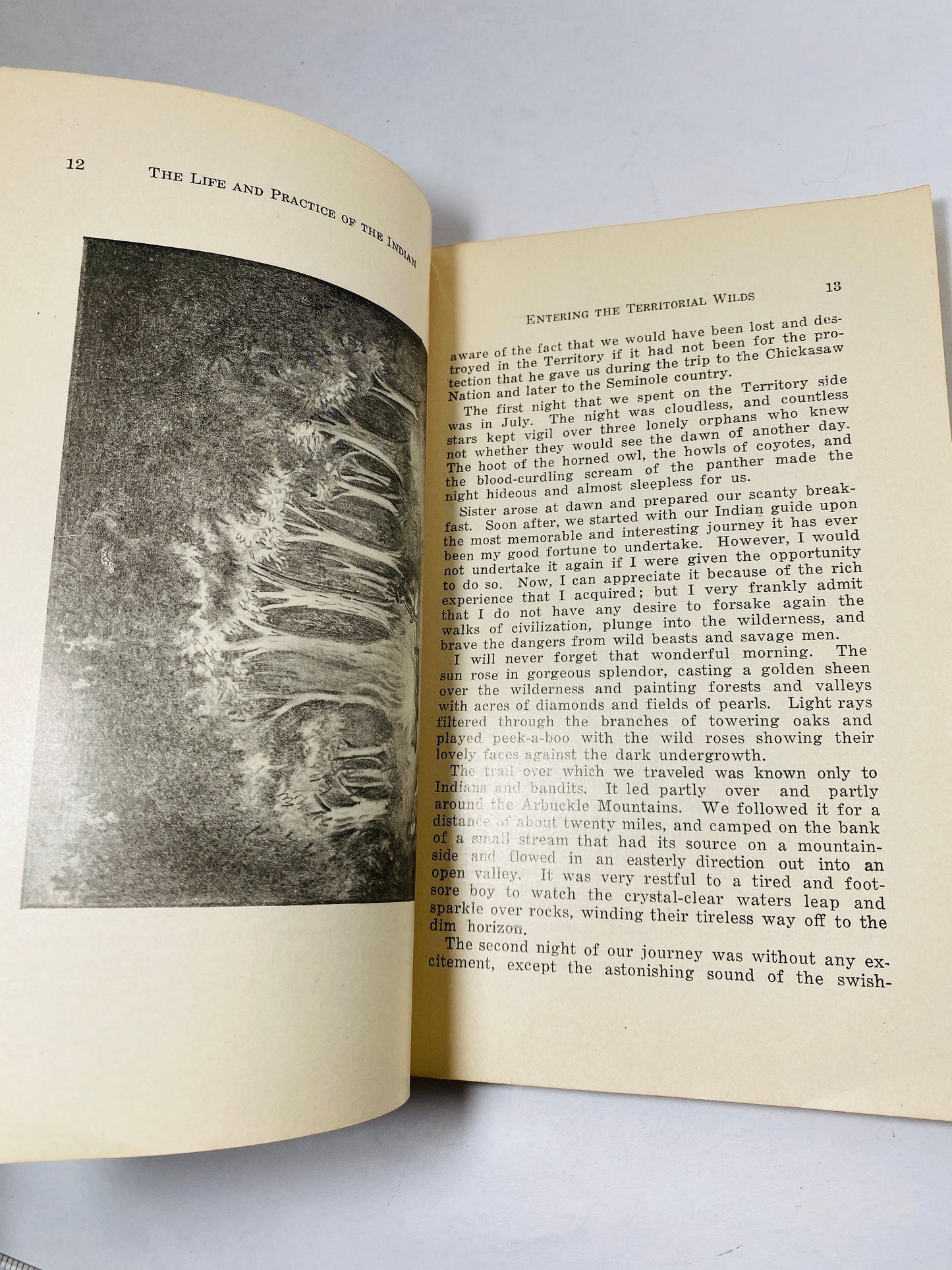 Life And Practice Of The Wild And Modern Indian vintage booklet circa 1923 by Newsom Native American Oklahoma collectible Southewest