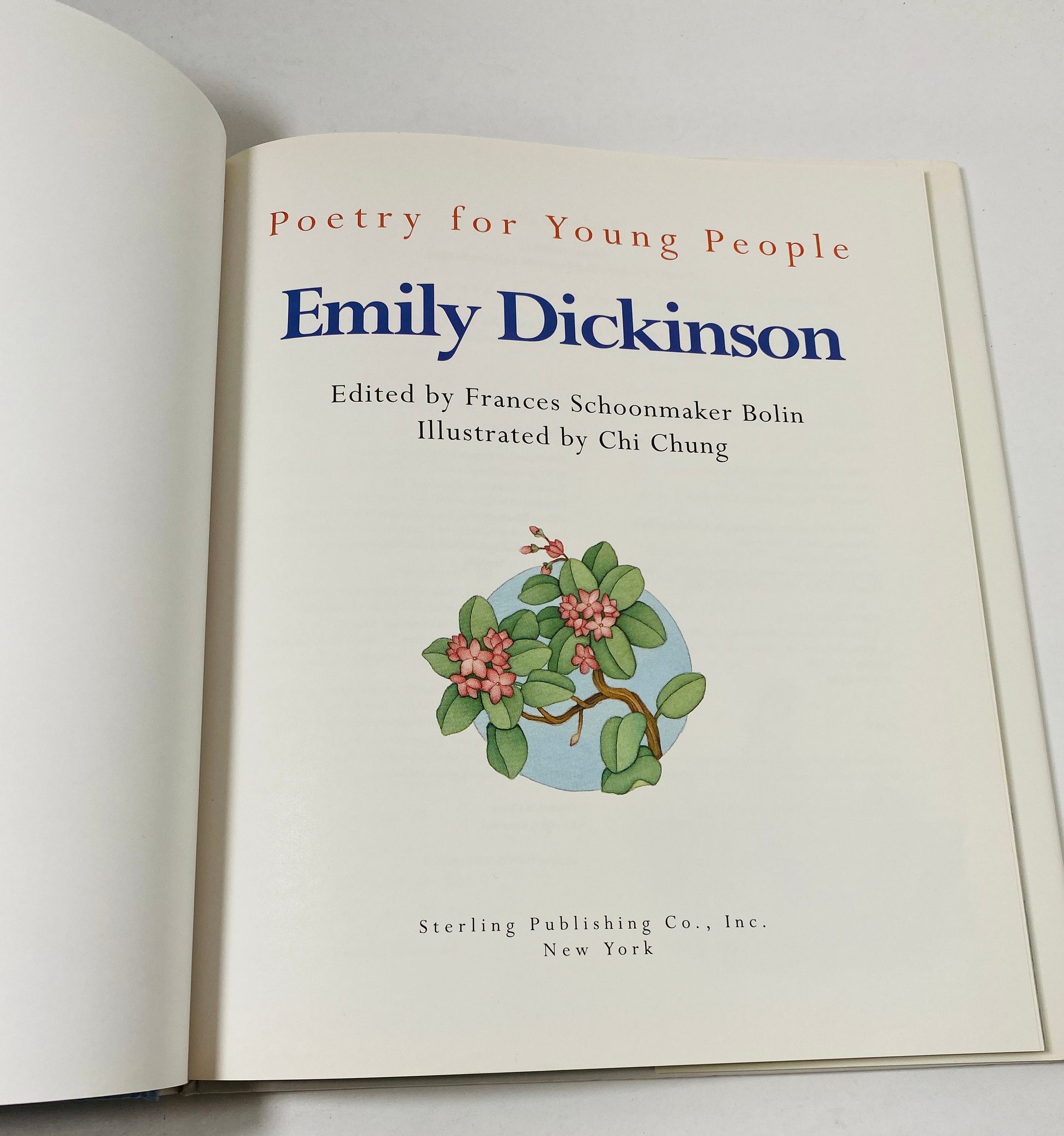 Emily Dickinson Poetry for Young People vintage children's book beautifully illustrated circa 1994