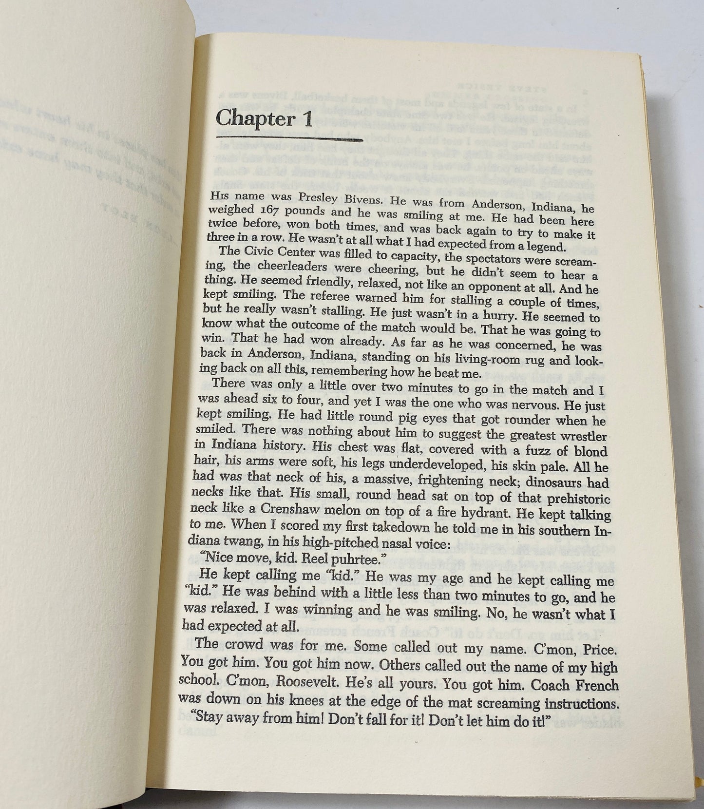 1982 Summer Crossing vintage book by Steve Tesich Coming of age story about loss of first love, leaving home and going out into the world