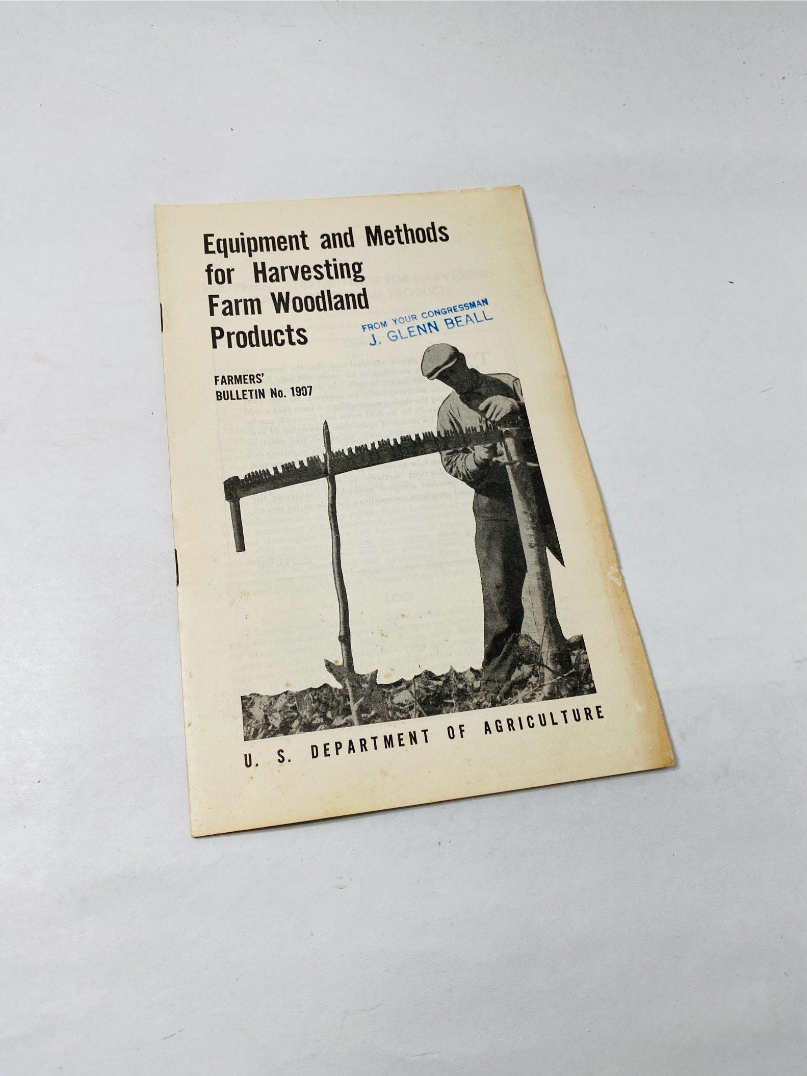 1940s Vintage Agriculture Department farm booklets off grid homestead Sheep raising wood floor construction slaughtering livestock water