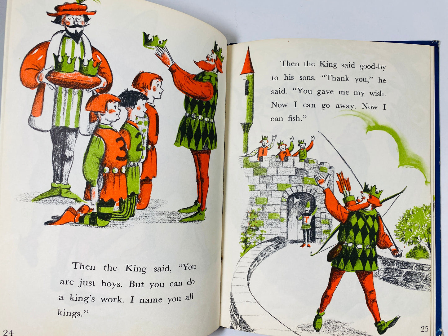 King's Wishvintage book circa 1960 by Benjamin Elkin BCE Leonard Shortall Dr Seuss Beginner Books Children gift