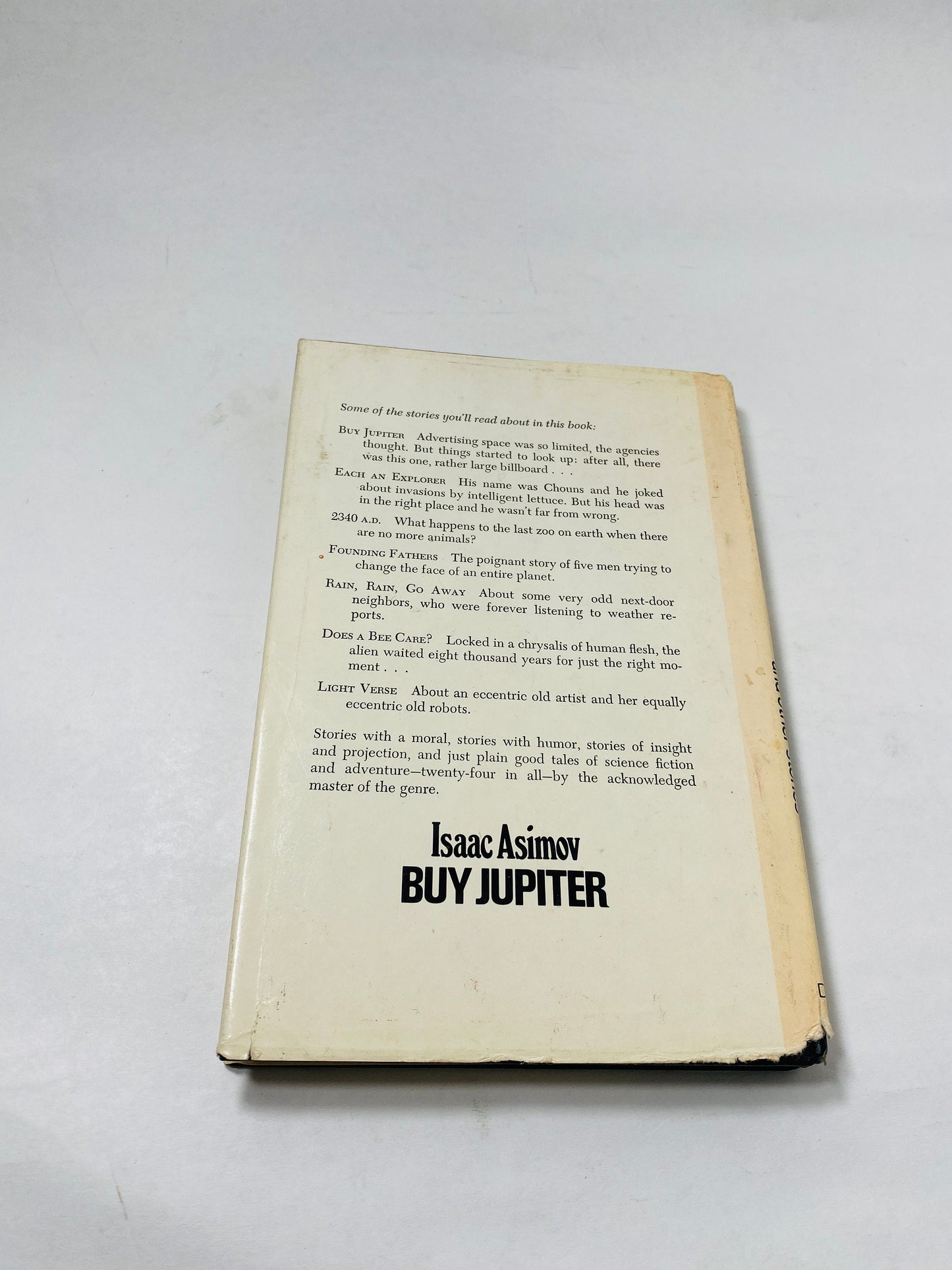 Buy Jupiter vintage book by Isaac Asimov circa 1975 science fiction Fathers Day gift Each an Explorer Founding 2340 AD Light Verse