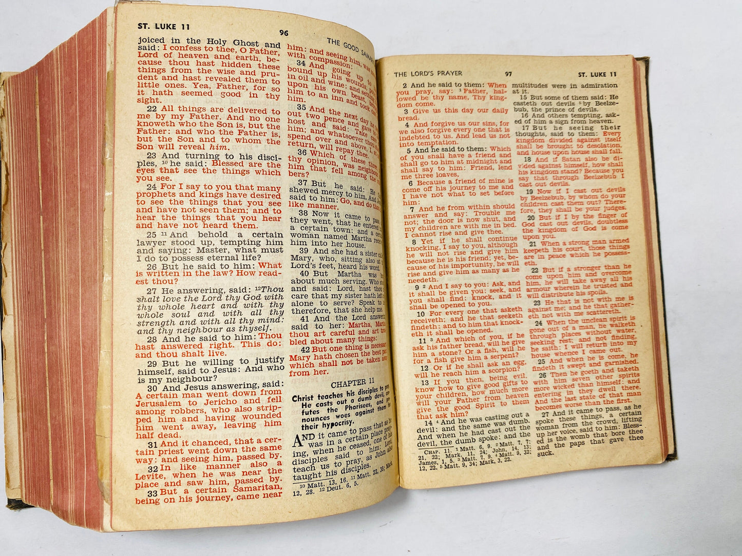 Holy Bible Red Letter Edition Translated from the Latin Vulgate and Diligently Compared with the Hebrew, Greek Douay-Rheims Bible New York