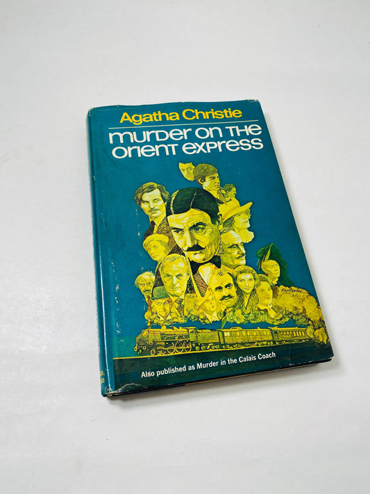Agatha Christie Murder on the Orient Express Vintage book circa 1960