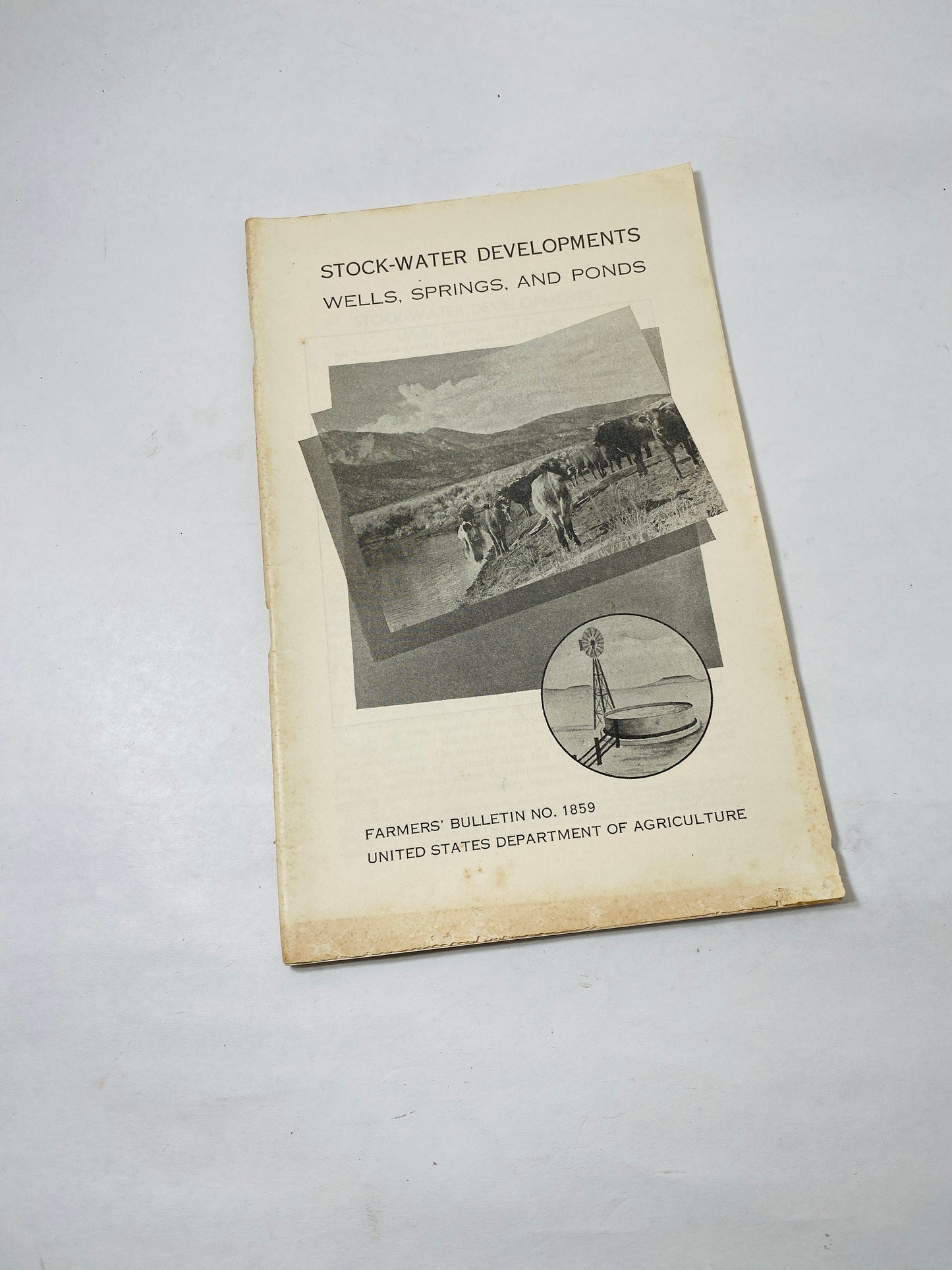 1940s Vintage Agriculture Department farm booklets off grid homestead Sheep raising wood floor construction slaughtering livestock water