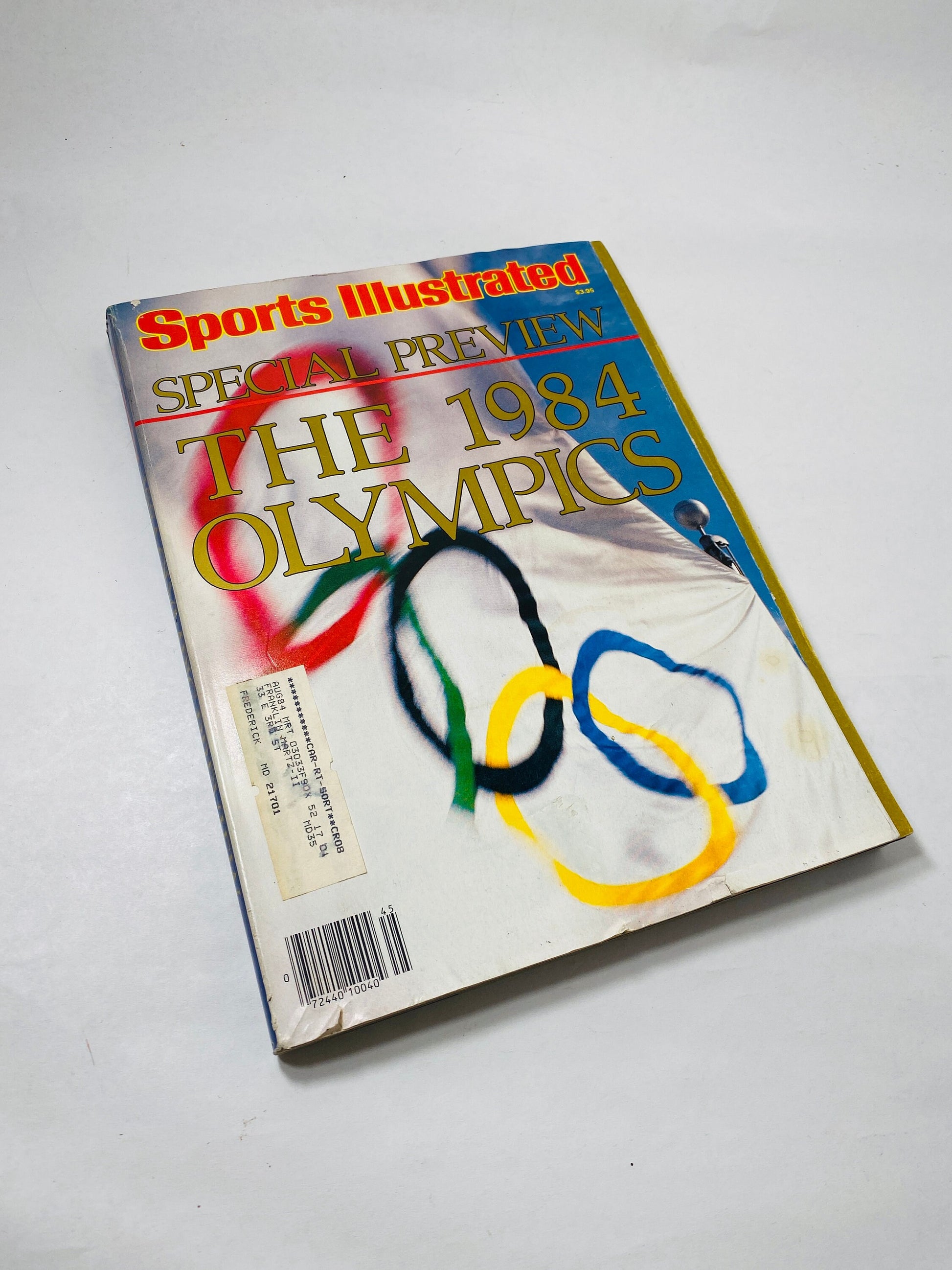 Sports Illustrated vintage magazine 1984 The Soviet Olympic Boycott Russia Preview gold medals Mary Lou Retton