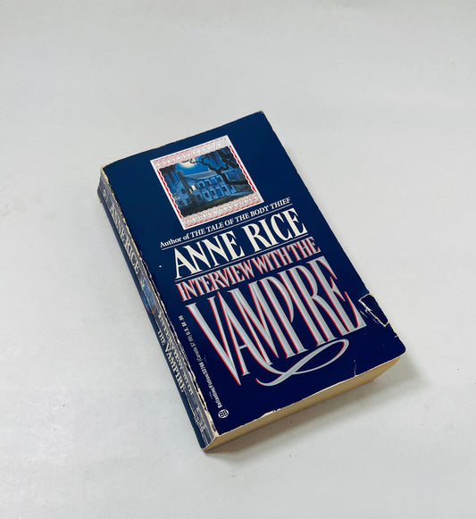 Interview with a Vampire by Anne Rice Early Printing vintage paperback circa 1993 Historical horror. Collectible gift.