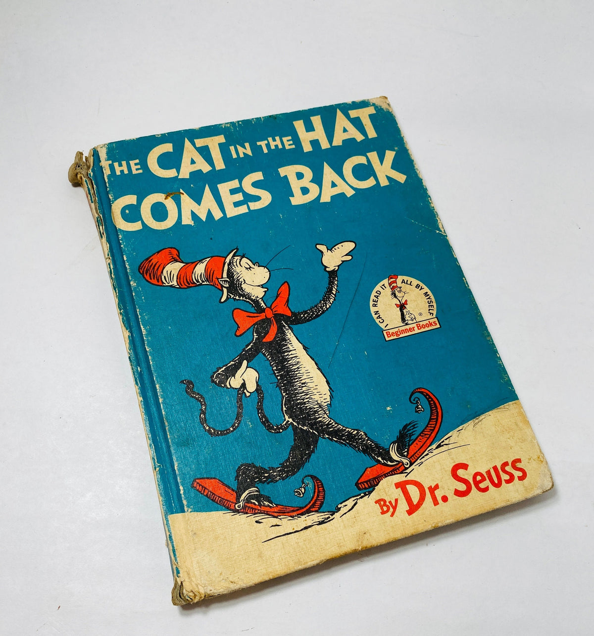 Dr Seuss Cat in the Hat Comes Back Vintage EARLY PRINTING collectible book pictoral boards circa 1958. Children's reading