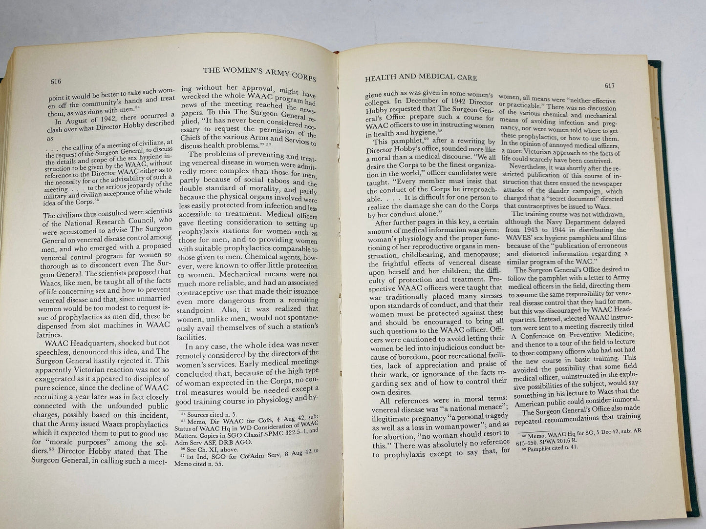 WAAC The Woman's Story of the War Women's Auxiliary Army Corps FIRST edition vintage book circa 1953 World War 2 WWII Orlando Ward Treadwell