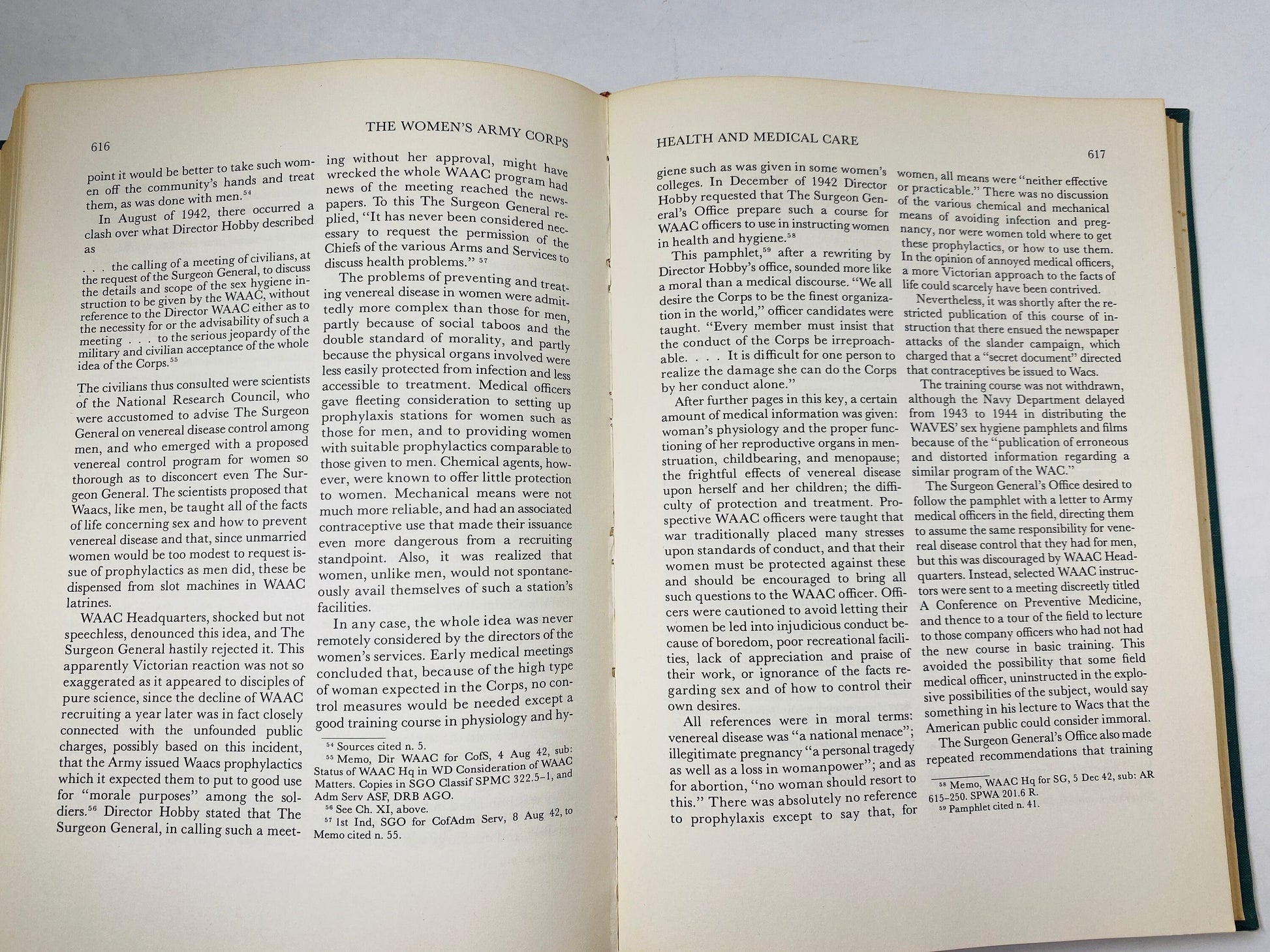 WAAC The Woman's Story of the War Women's Auxiliary Army Corps FIRST edition vintage book circa 1953 World War 2 WWII Orlando Ward Treadwell