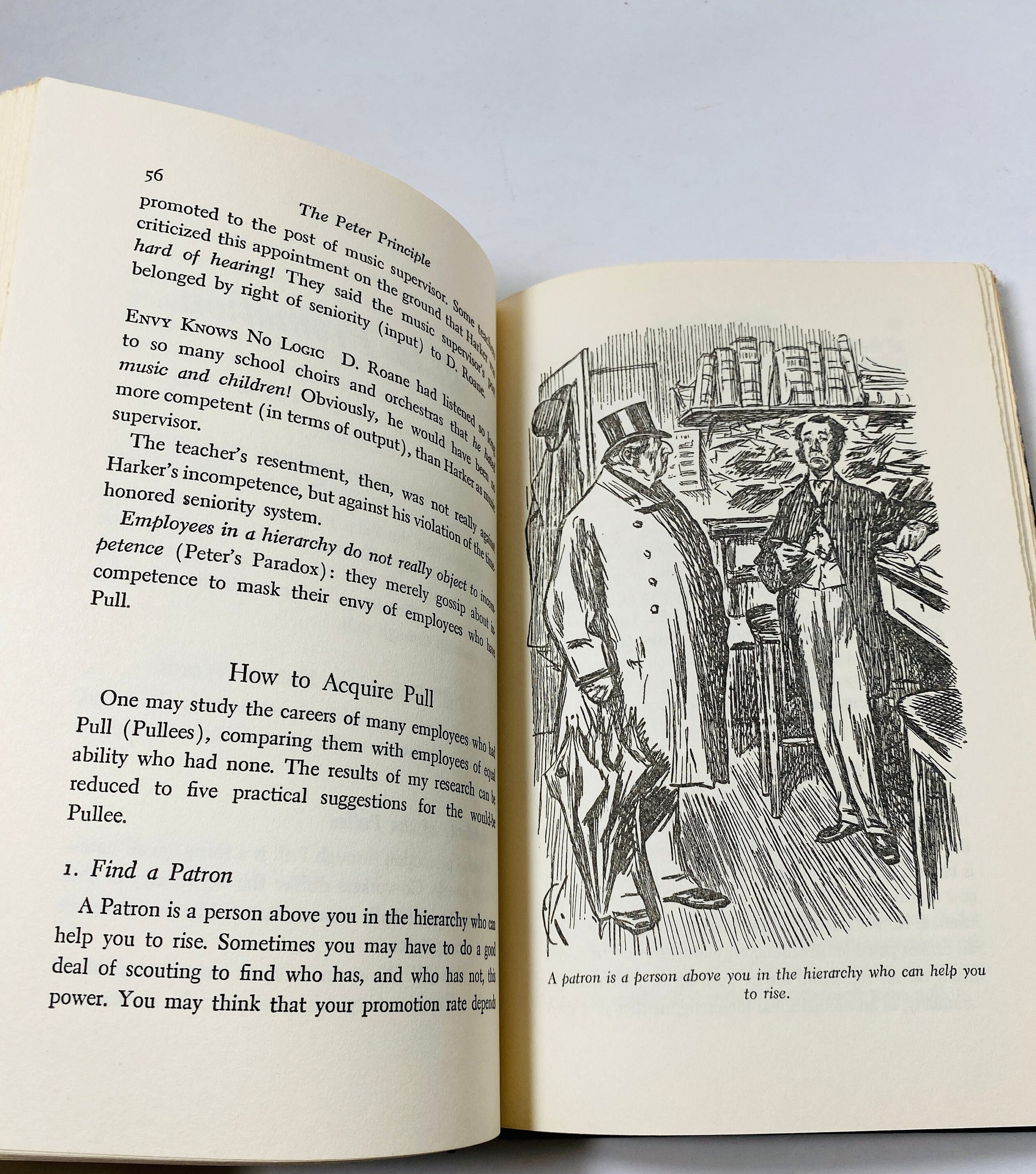 Why Things Always Go Wrong Peter Principle vintage book circa 1969 by Laurence Peter Management Theory Satire