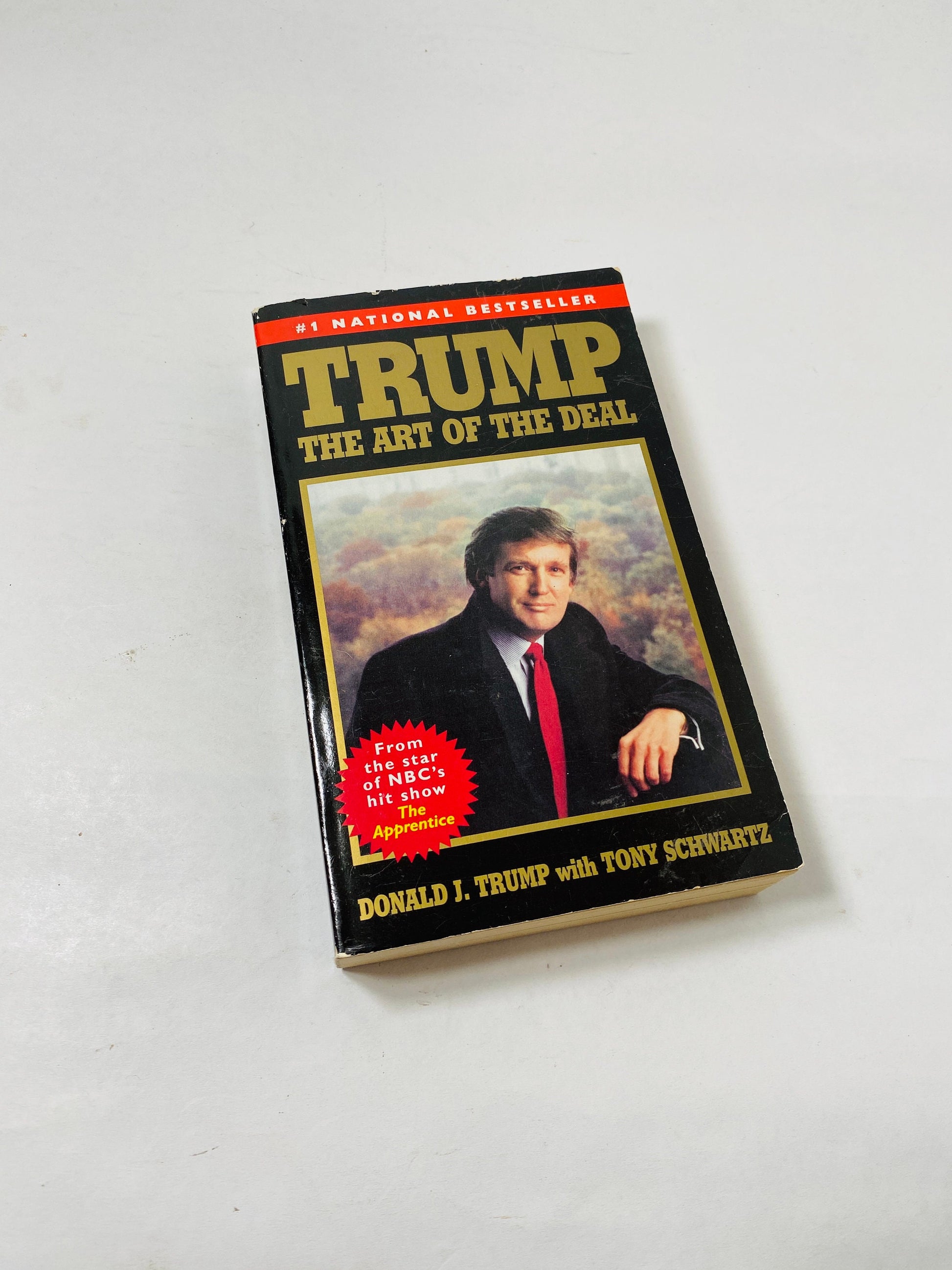 Donald Trump vintage paperback book Art of the Deal US President pre White House