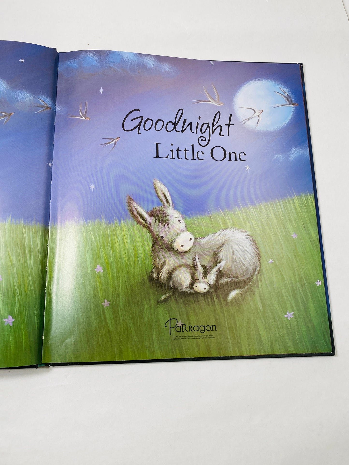 Goodnight Little One by Margaret Wise Brown illustrated by Rebecca Elliott Vintage children's book by author of Goodnight Moon