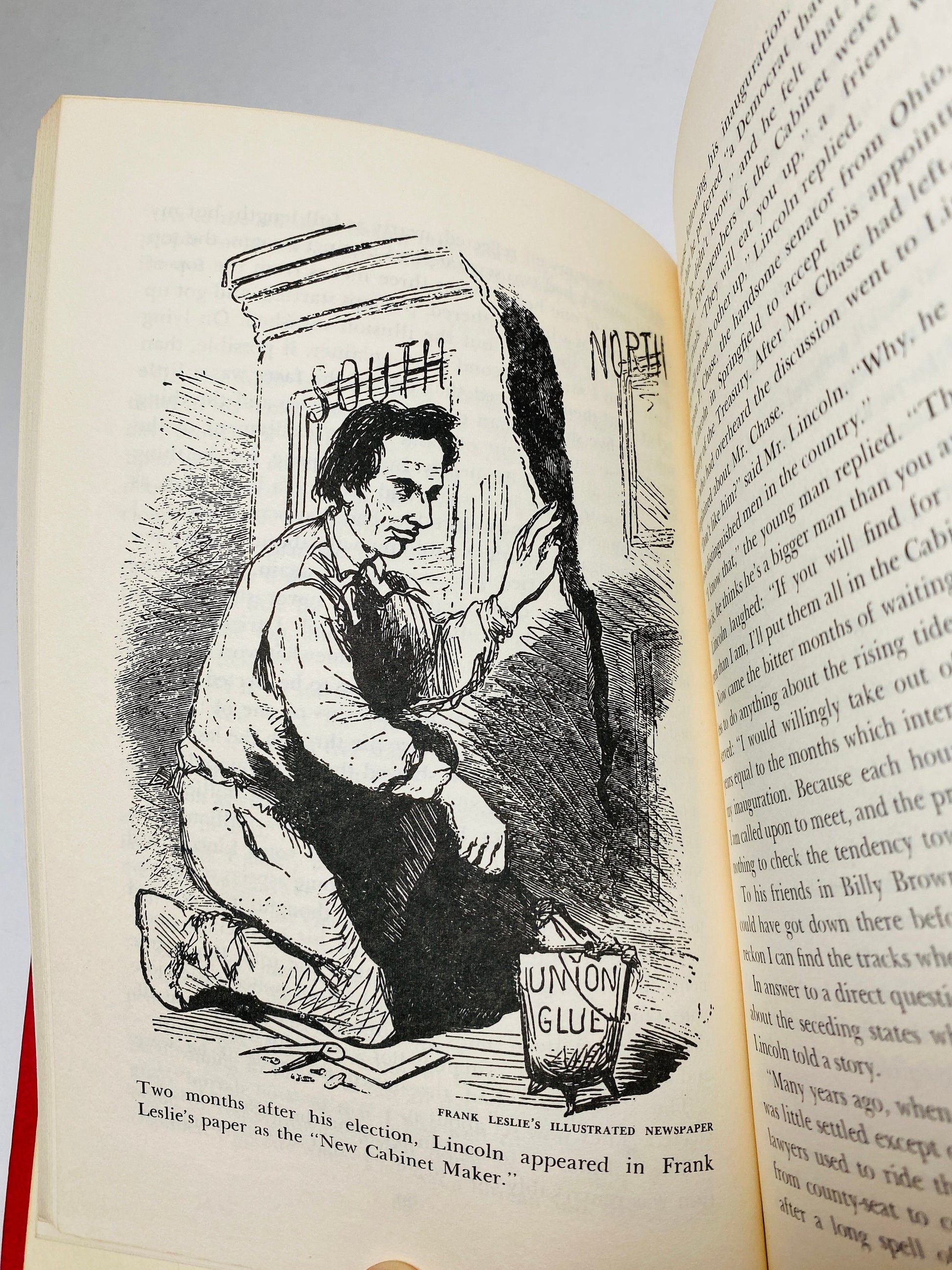 1965 Abraham Lincoln vintage book by Keith Johnson details the humorous side of the president with narrative examples and anecdotes jokes