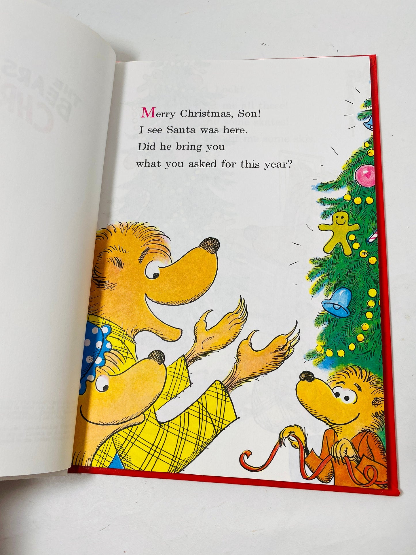 Berenstain Bears Christmas Book vintage Dr Seuss Beginner Book Children's early reader gift circa 1979