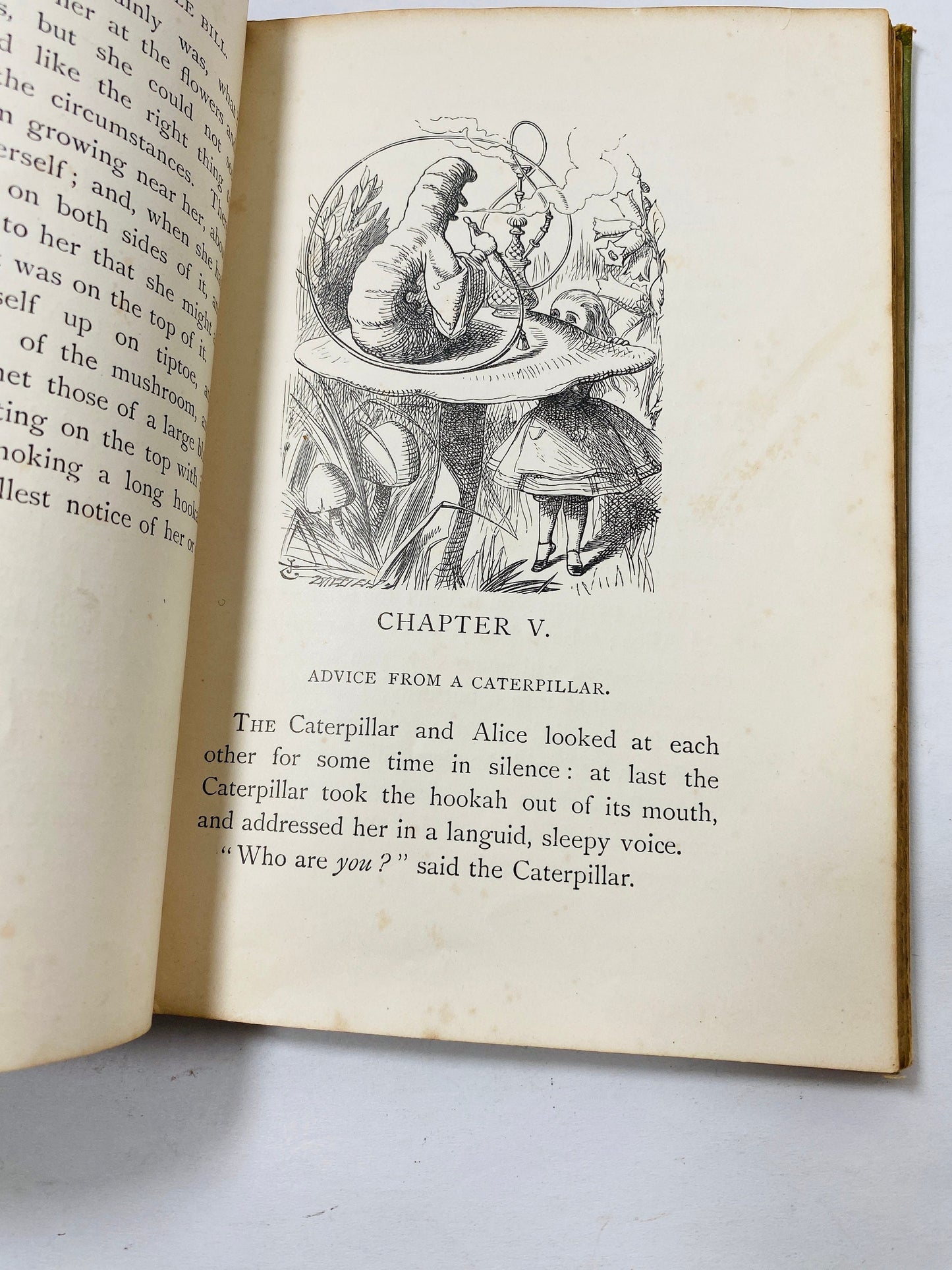 1898 RARE Alice's Adventures in Wonderland Lewis Carroll FIRST Edition 72,000th printing Tenniel Color Frontis