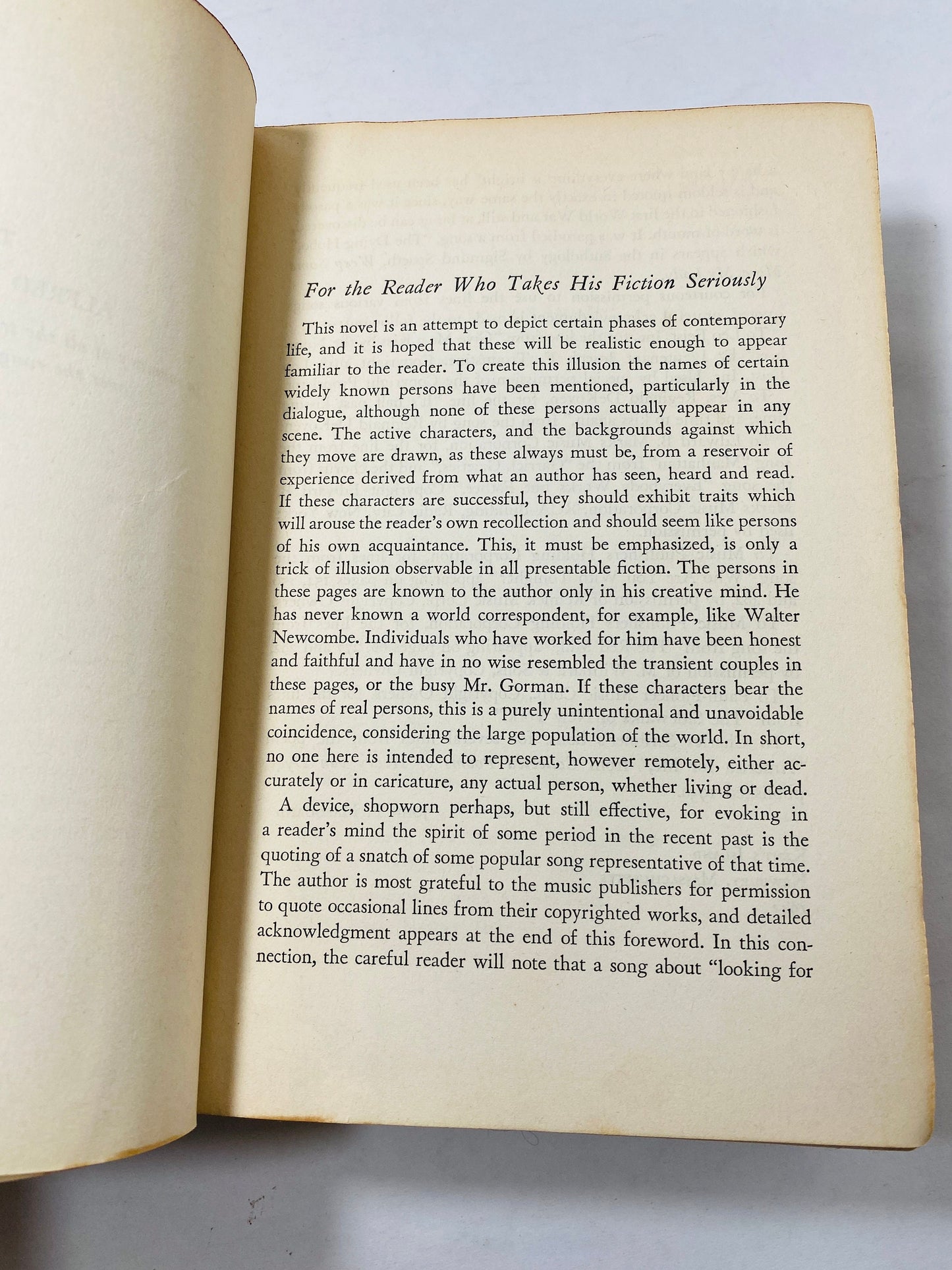 So Little Time vintage book by John Marquand about a man's life 20 months before Pearl Harbor Basis for 1941 movie Hedy Lamarr Robert Young.