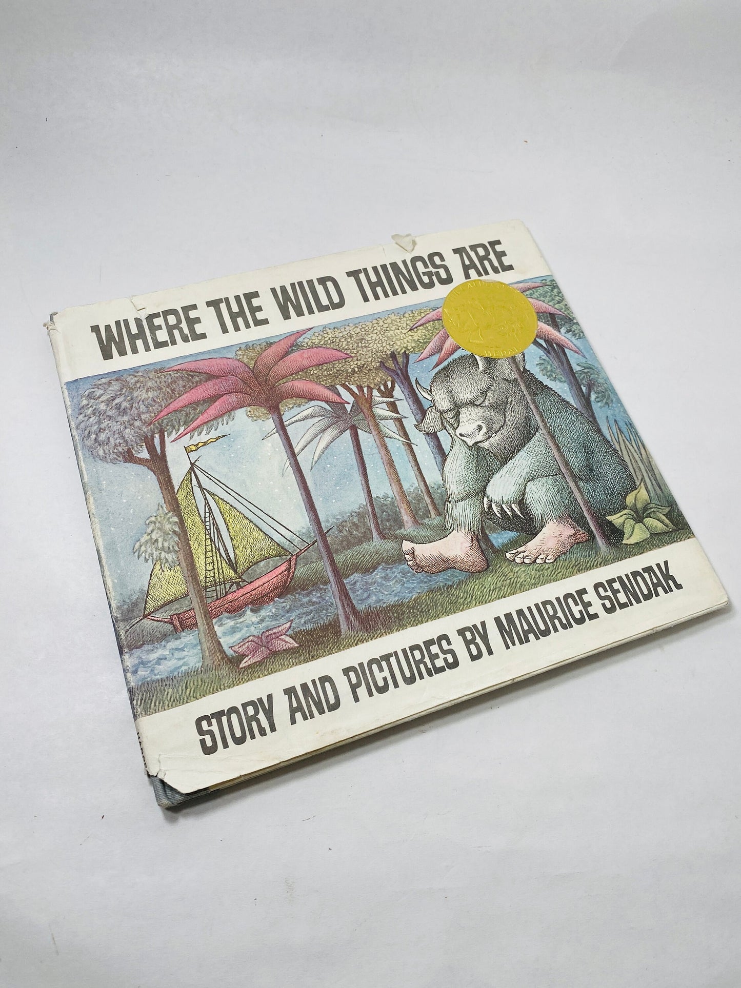 Where the Wild Things Are book vintage book Vintage Children's book. Maurice Sendak. Caldecott Medal