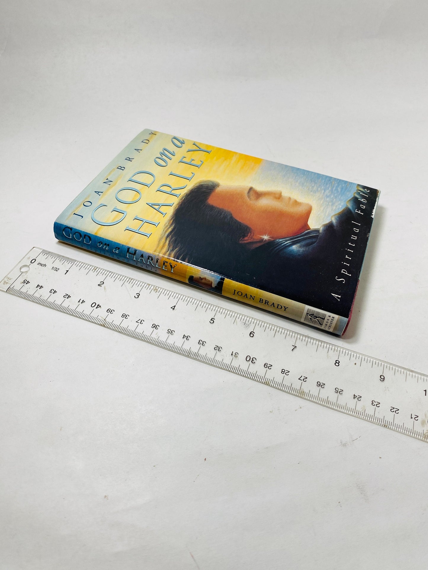 God on a Harley EARLY PRINTING vintage book by Joan Brady printed in Great Britain Spiritual recovery divorce AA