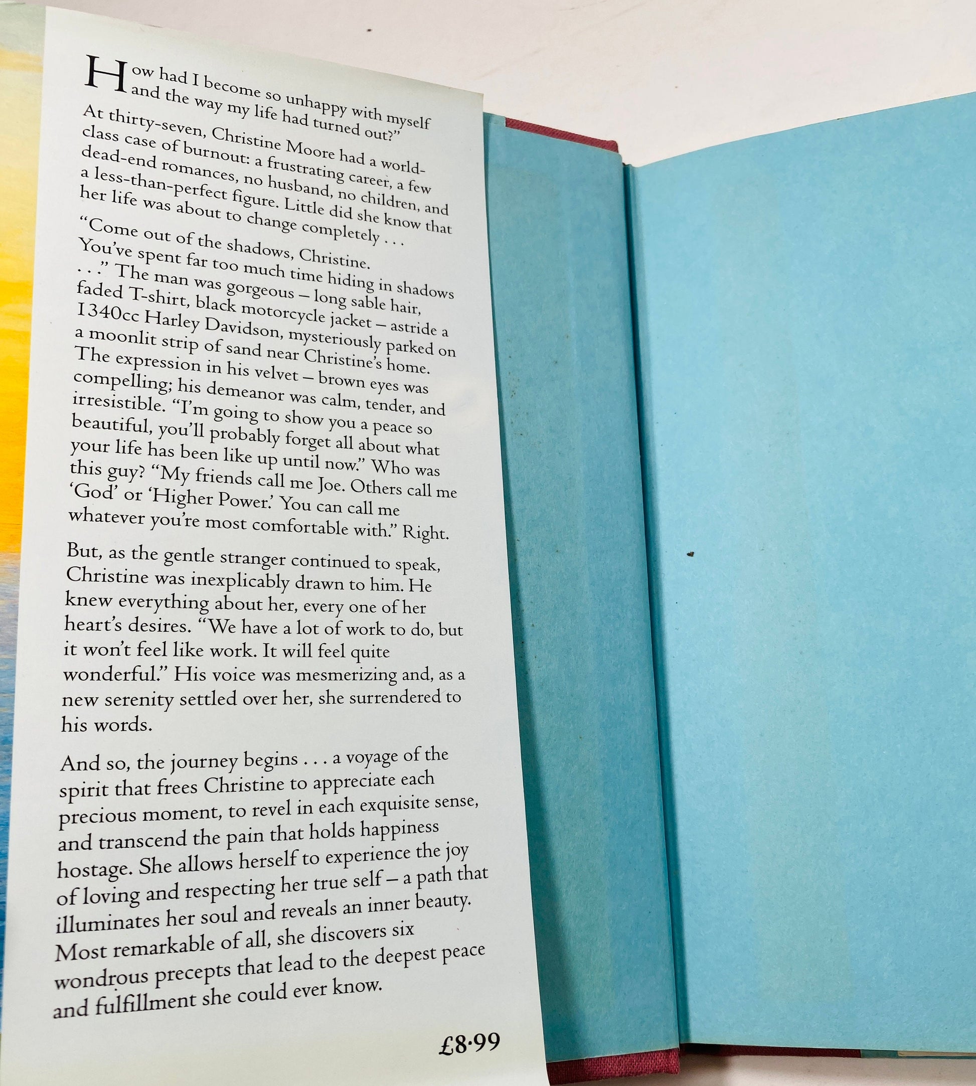 God on a Harley EARLY PRINTING vintage book by Joan Brady printed in Great Britain Spiritual recovery divorce AA