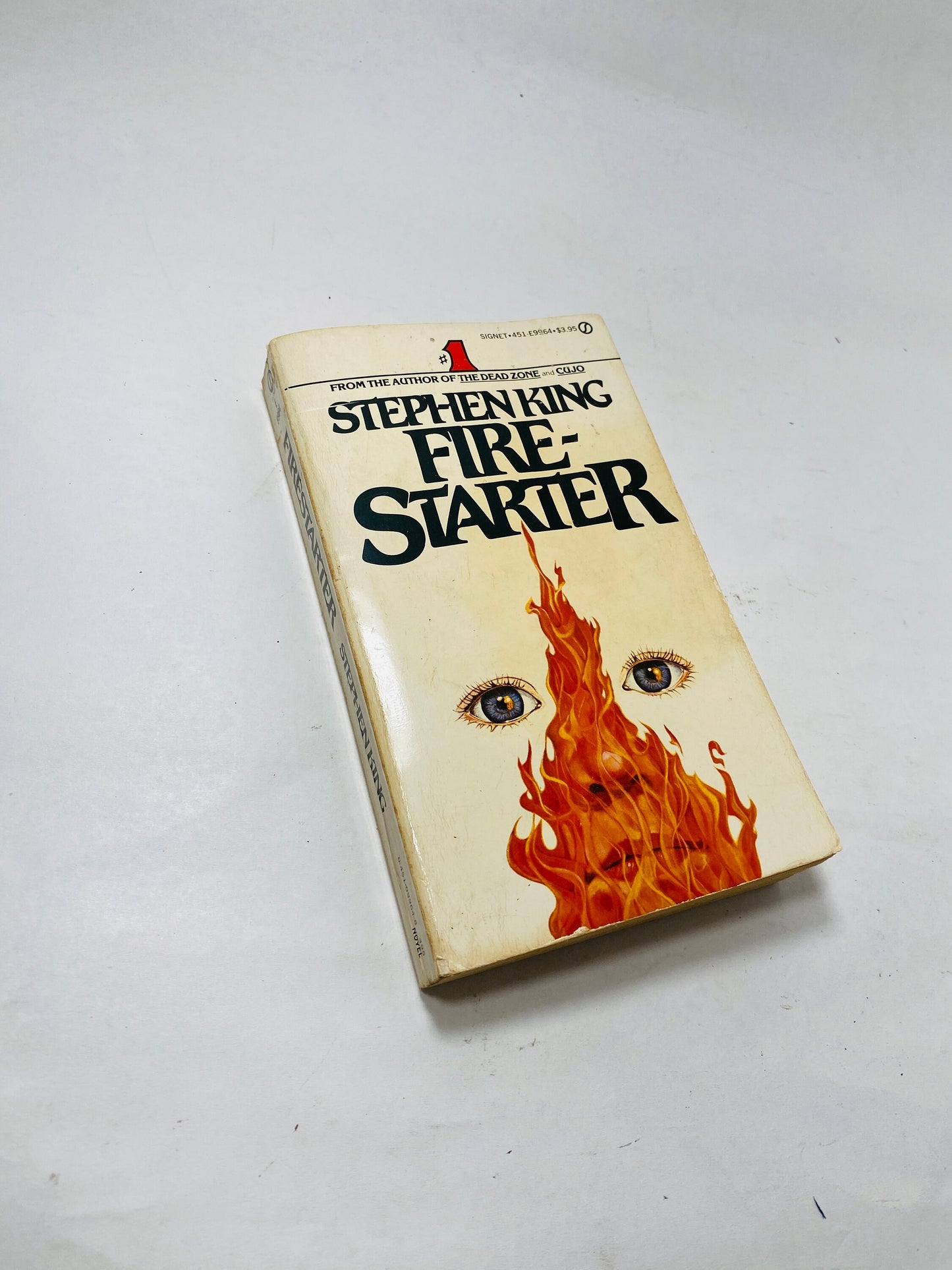 Firestarter by Stephen King vintage paperback book circa 1980 Fire Starter Perfect gift for a book lover!