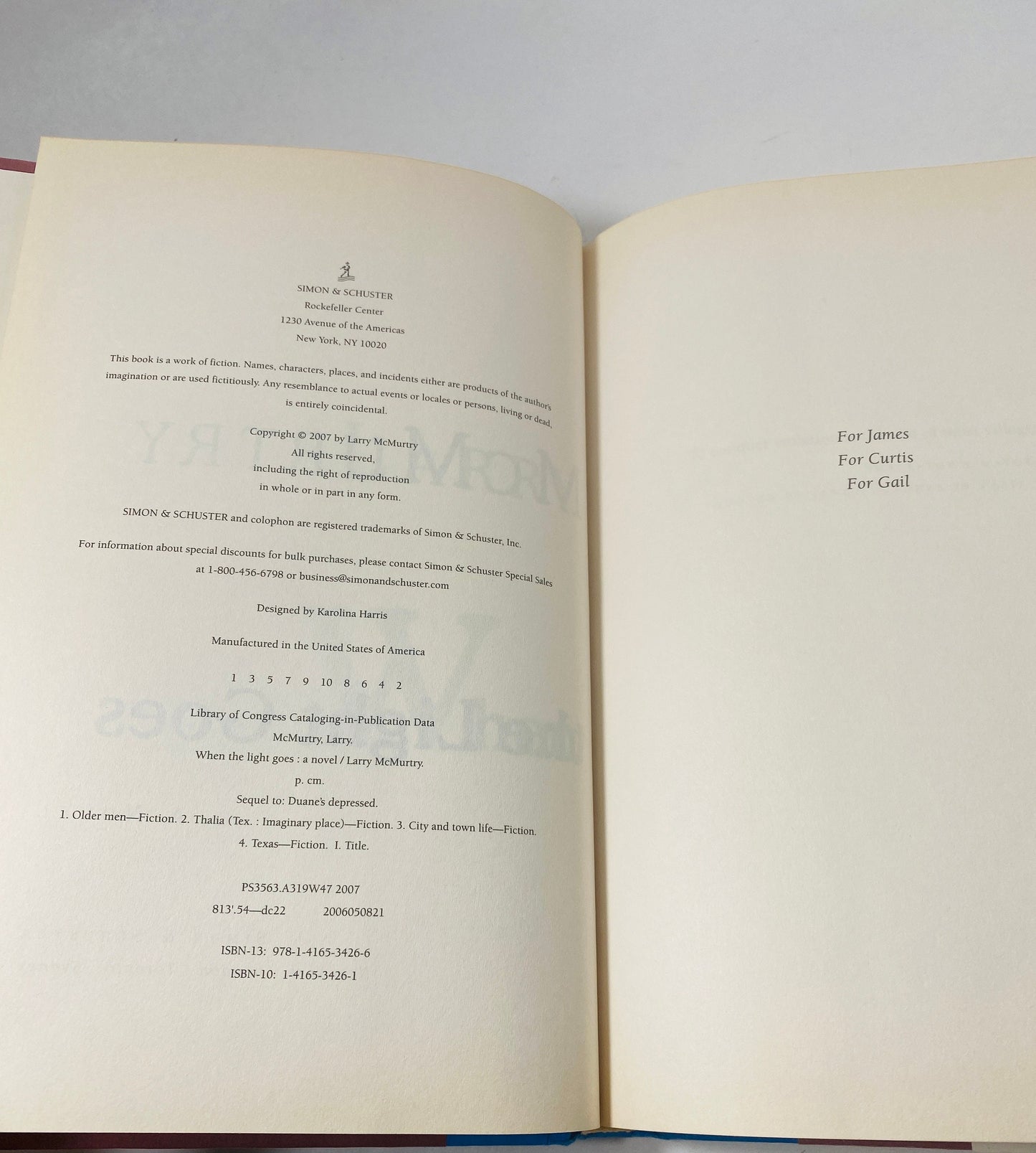 When the Light Goes by Larry McMurtry Vintage FIRST EDITION book Pulitzer Prize author Western Texas Ranger home decor