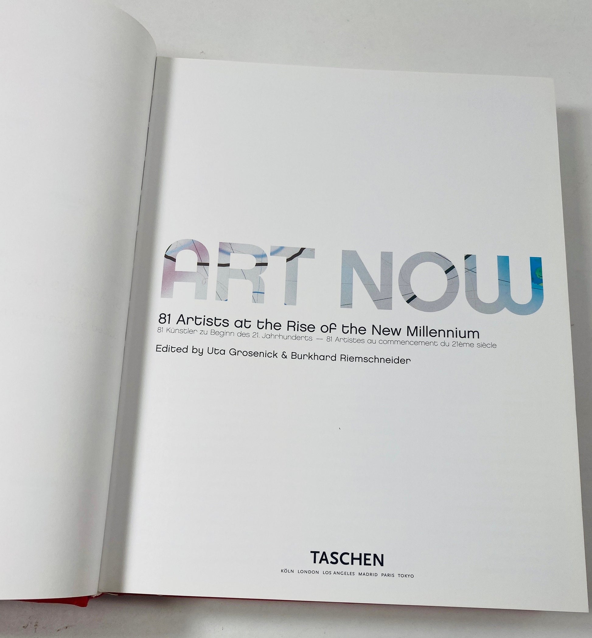 Art Now Pop Art US UK Connections vintage First Edition book Taschen vintage British London American featuring 21st century artists
