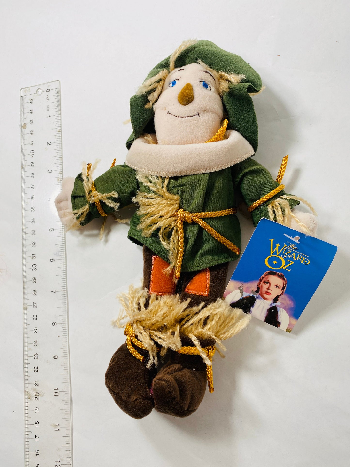 Wizard of Oz Vintage 1998 Warner Bros Wizard of Oz Plush Flying Winged Monkey Doll Bean Bag witch scare crow tin man lion little man Wicked