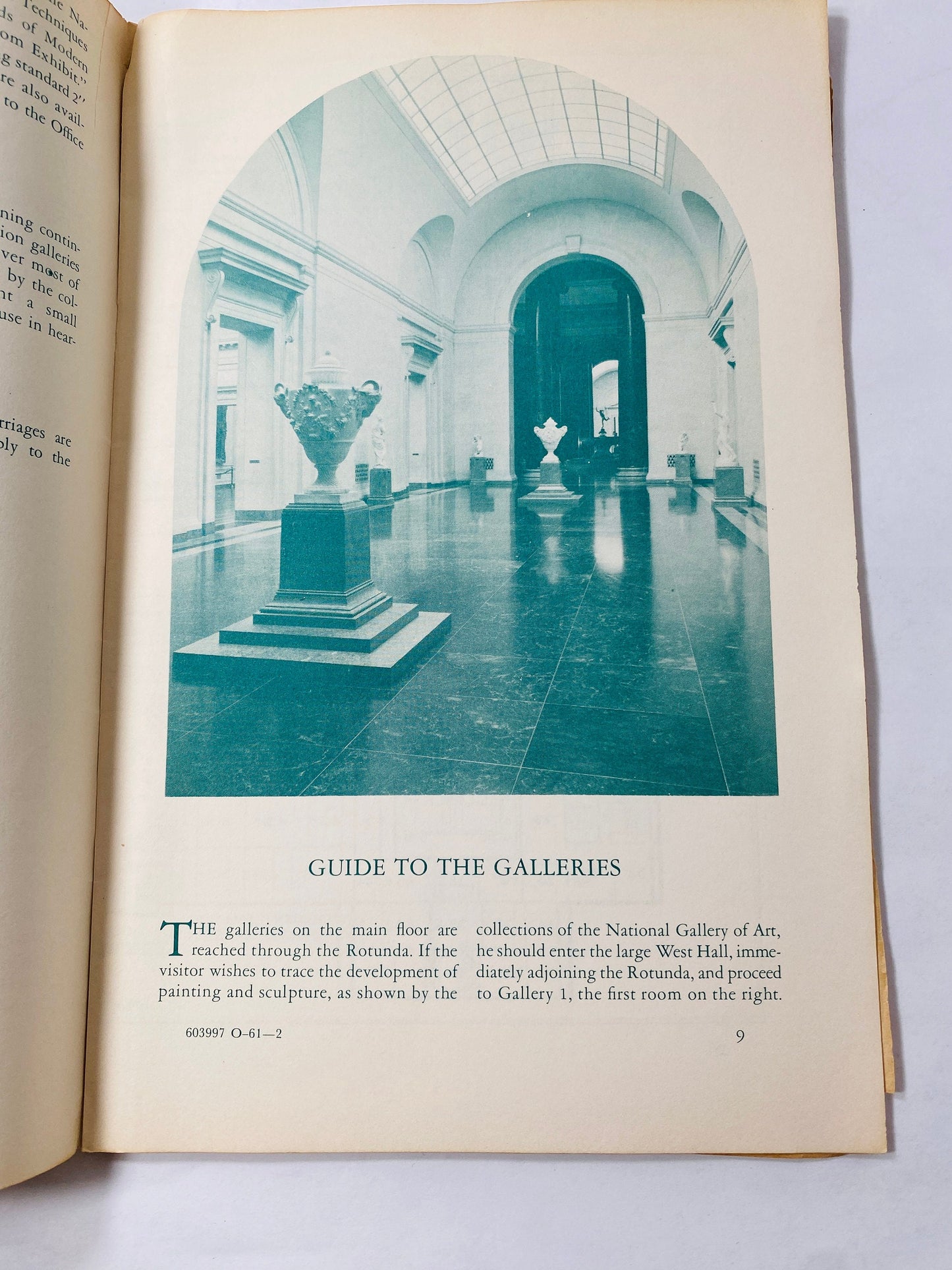 National Gallery of Art vintage collectible booklet circa 1960 Washington DC Italian paintings sculpture British Spanish American