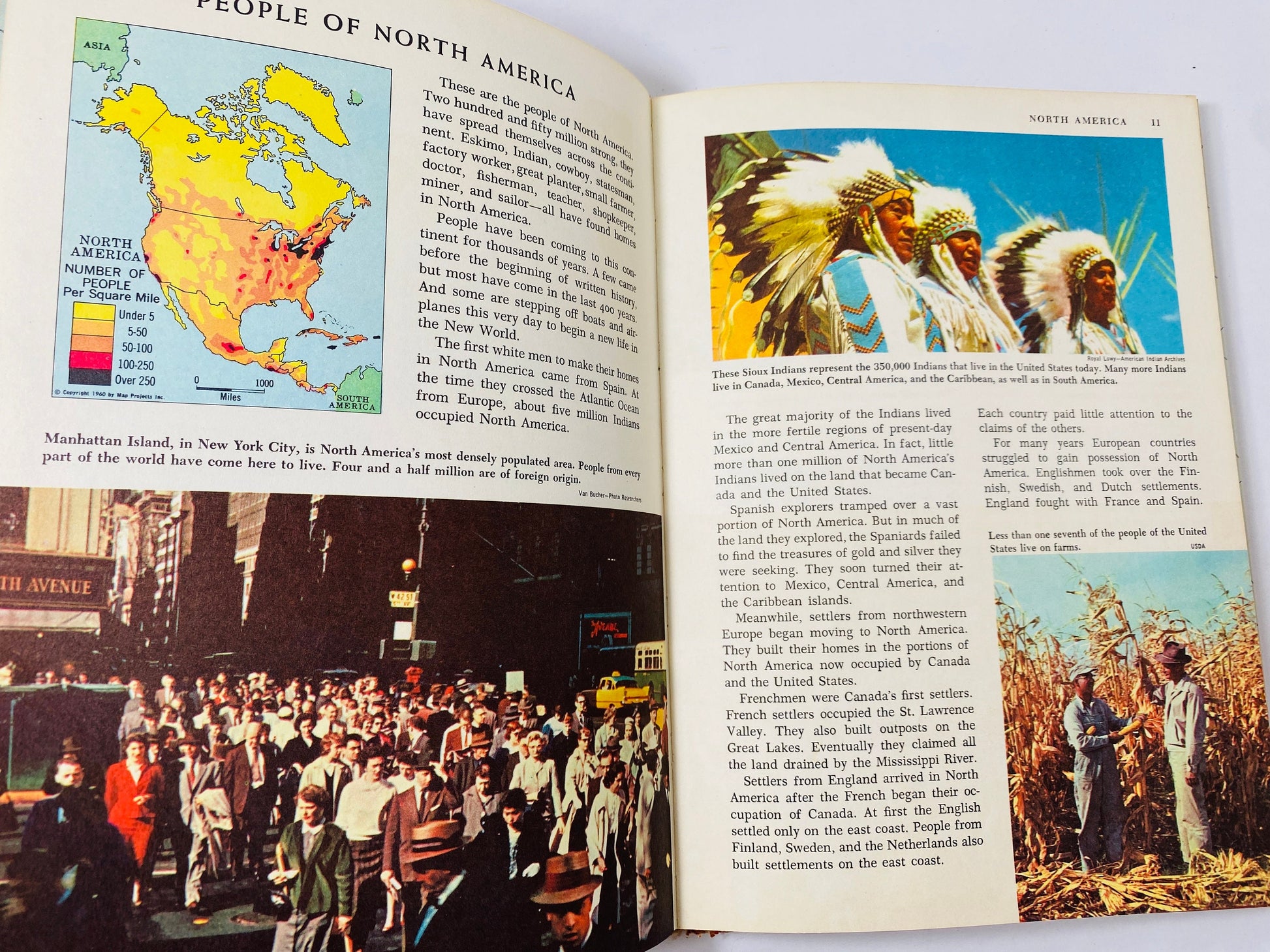 1960 Golden Book Picture Atlas Vintage children’s continents Africa, North America World, Australia