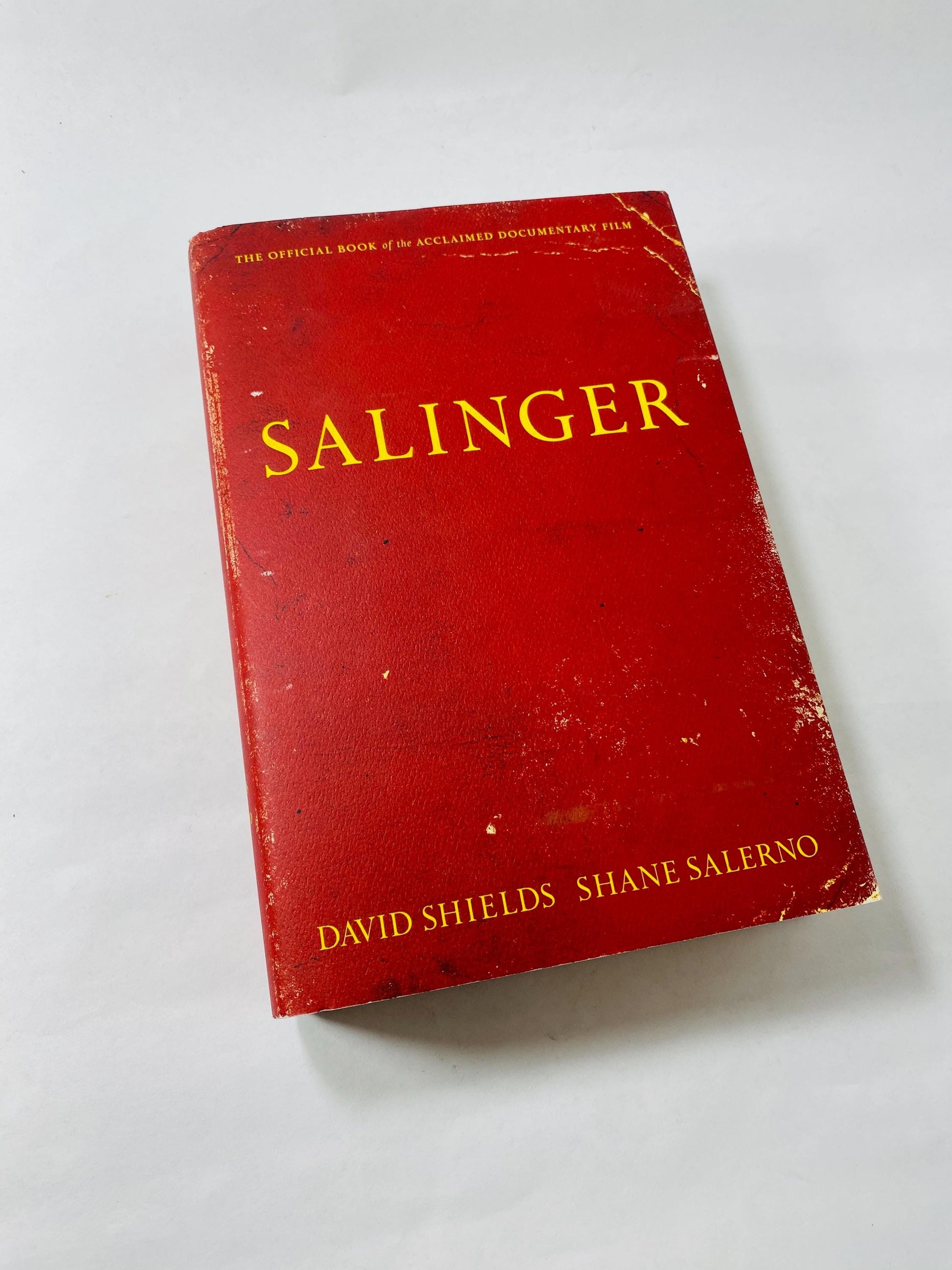 JD Salinger Biography vintage book by David Shields about the author of Catcher in the Rye Teenage angst alienation Holden Caulfield gift