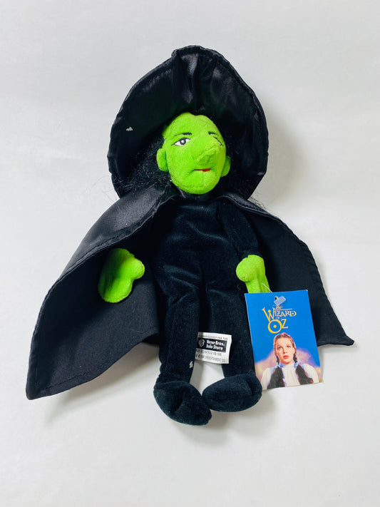 Wizard of Oz Vintage 1998 Warner Bros Wizard of Oz Plush Flying Winged Monkey Doll Bean Bag witch scare crow tin man lion little man Wicked